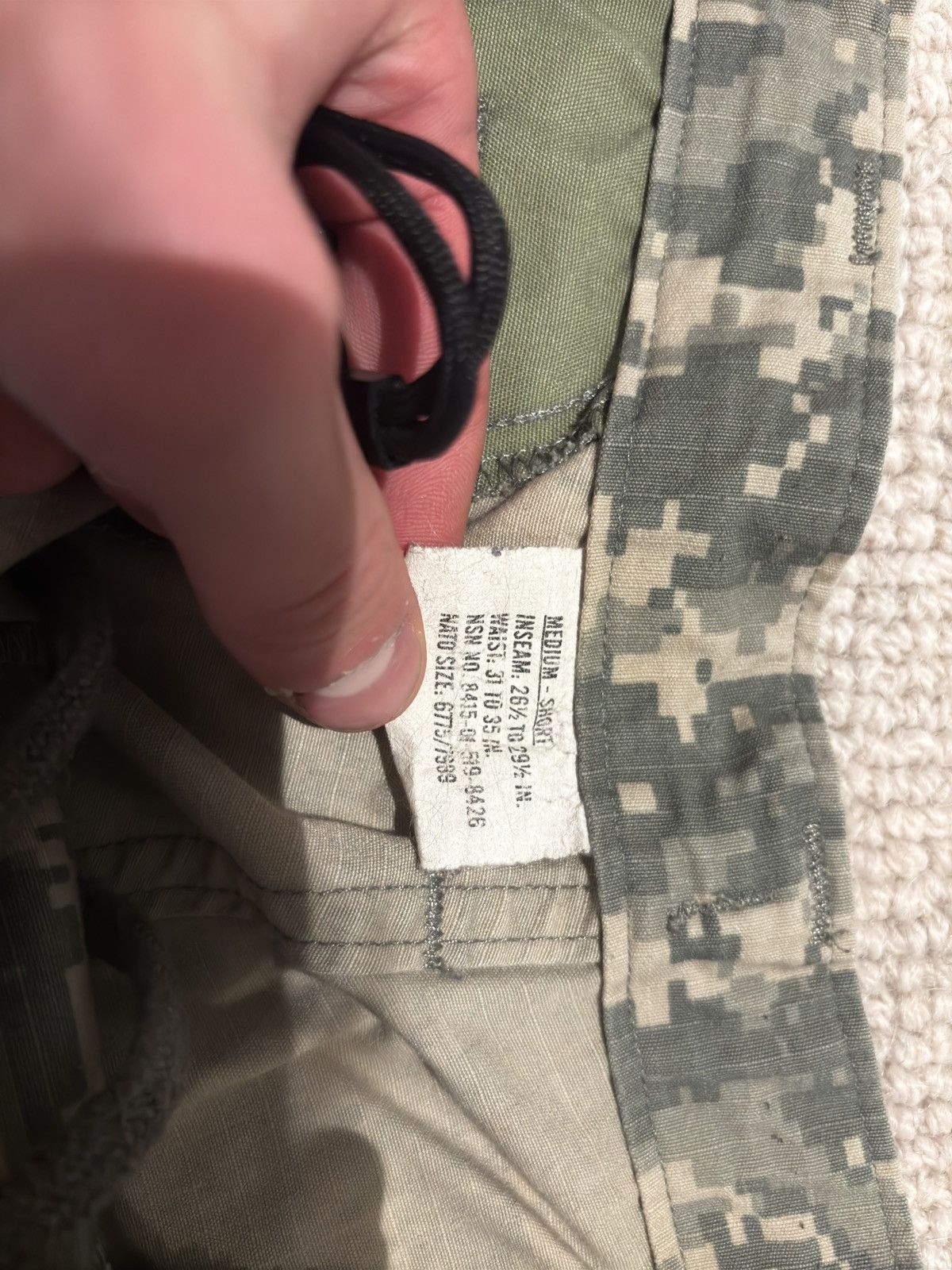 Vintage CARTI STYLE BAGGY CAMO PANTS Size US 32 / EU 48 - 3 Thumbnail