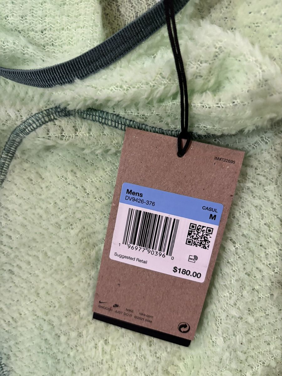 Nike ACG Nike Hoodie ACG Wolf Lichen Mid-Layer Top Green (DV9426-376) Size US M / EU 48-50 / 2 - 3 Thumbnail