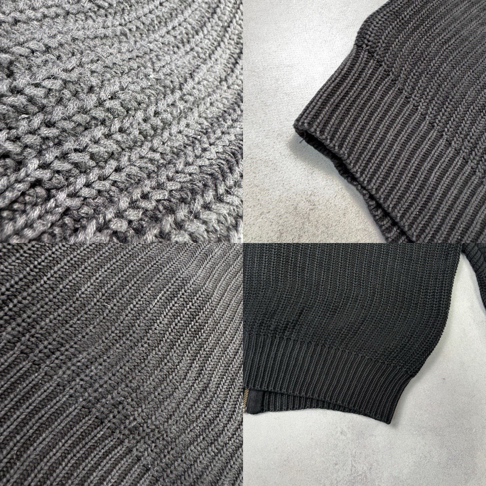 Allsaints Vintage Allsaints Knit Cotton Moat Bomber Jacket Size M Size US M / EU 48-50 / 2 - 22 Thumbnail