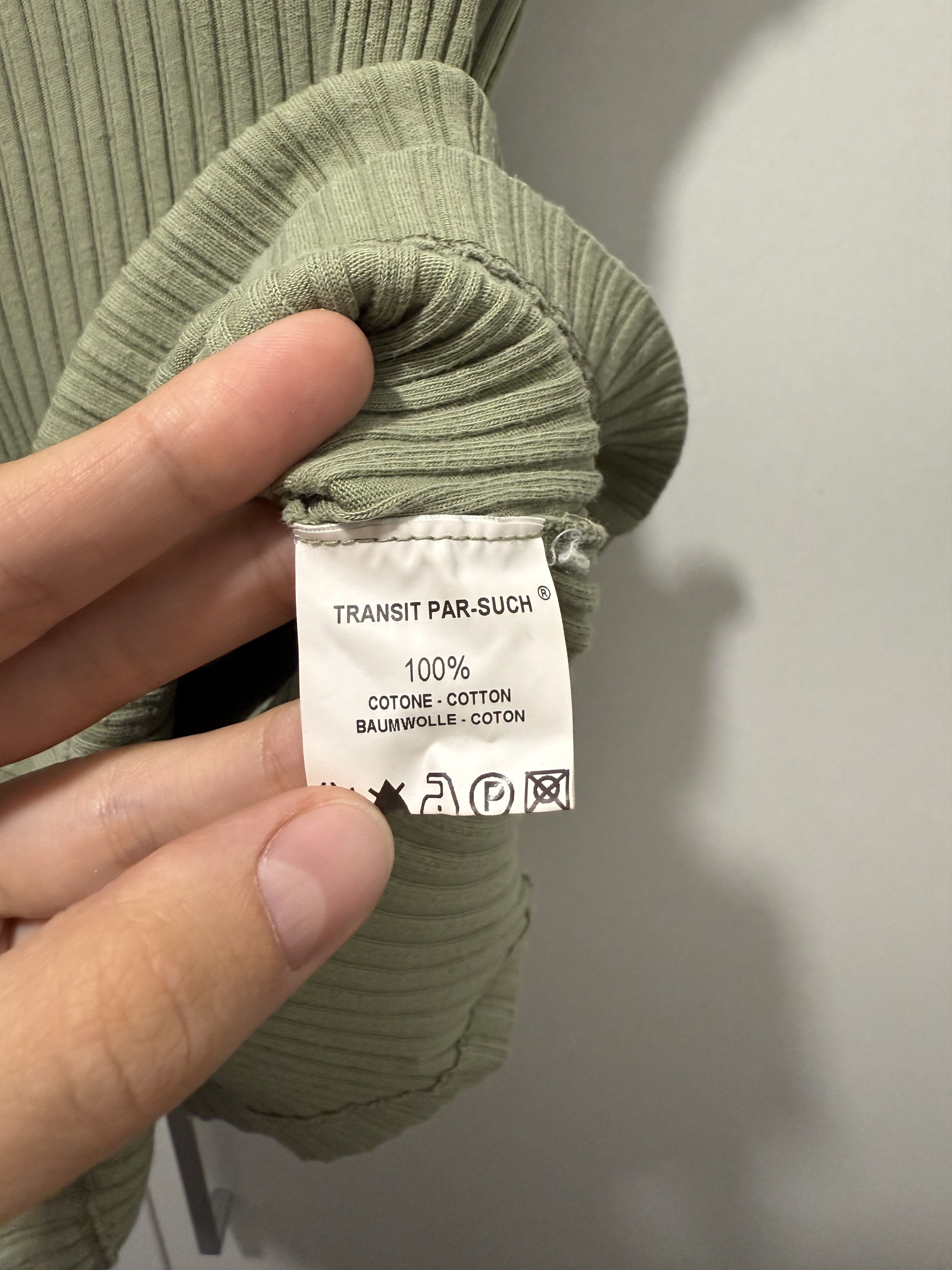 Transit Transit Par Such Ribbed Tank Top 3/M Size M / US 6-8 / IT 42-44 - 3 Thumbnail