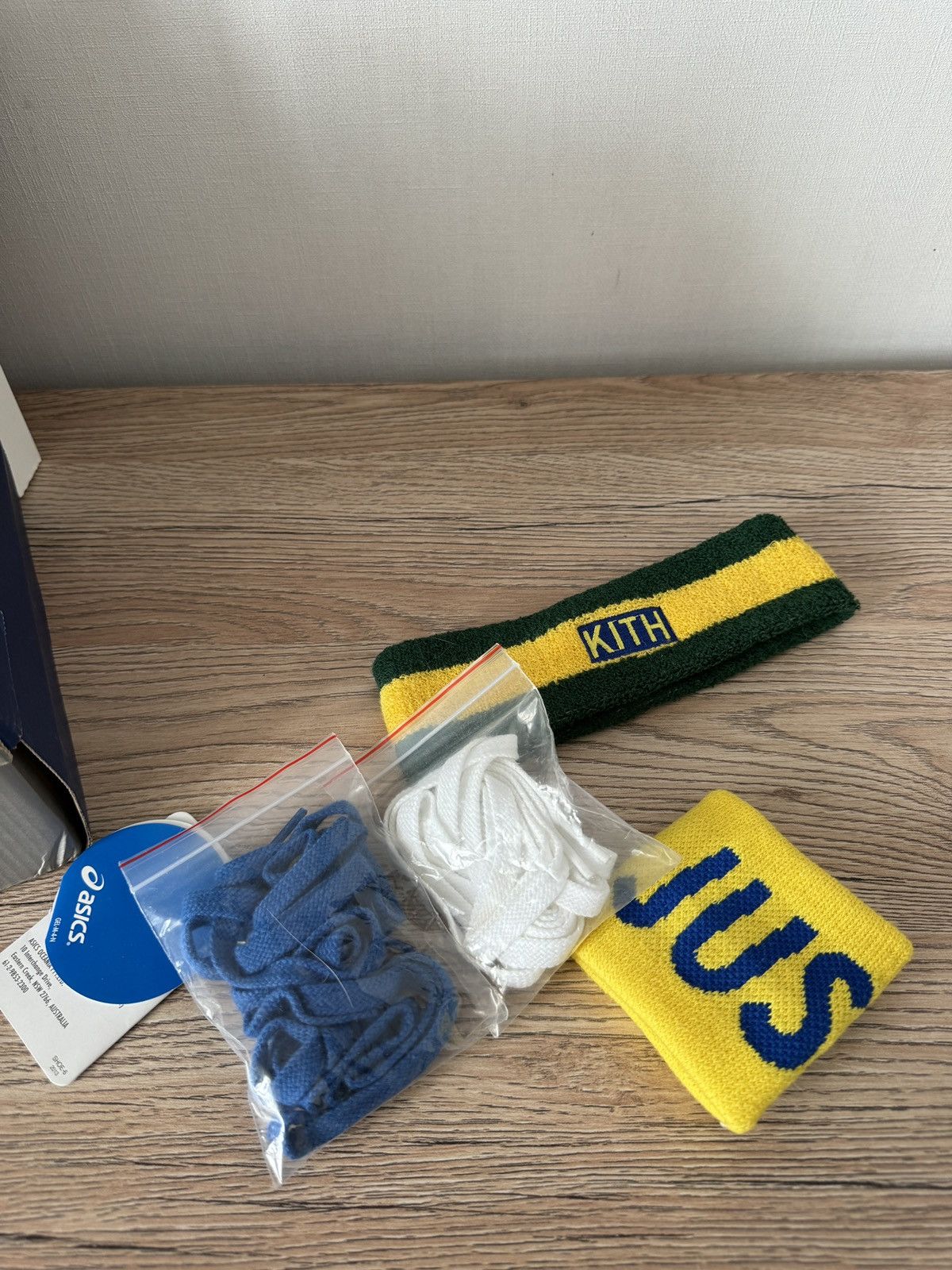 Asics × Ronnie Fieg ASICS x Ronnie Fieg GT-2 KFE Brazil Blue Gold H40JK Size US 8 / EU 41 - 4 Thumbnail