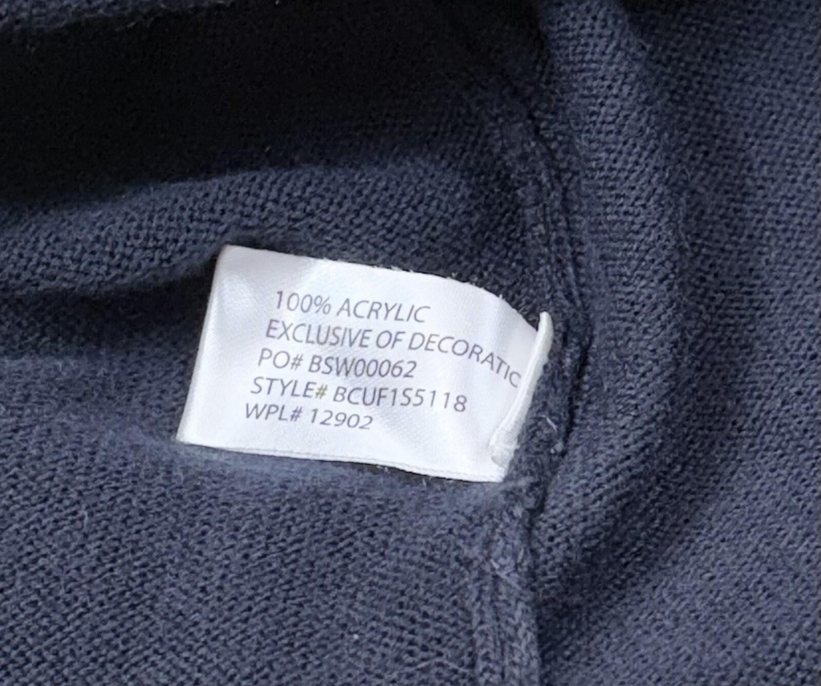 U.S. Polo Assn. U.S. Polo Assn. Stripe Quarter Zip Sweater Navy Size M Size US M / EU 48-50 / 2 - 5 Thumbnail