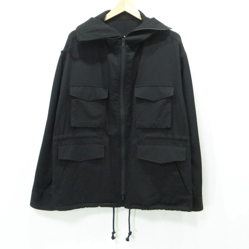 Yohji Yamamoto Yohji Yamamoto POUR HOMME Wool Long Sleeve Zip Hoodie Size US S / EU 44-46 / 1 - 1 Thumbnail