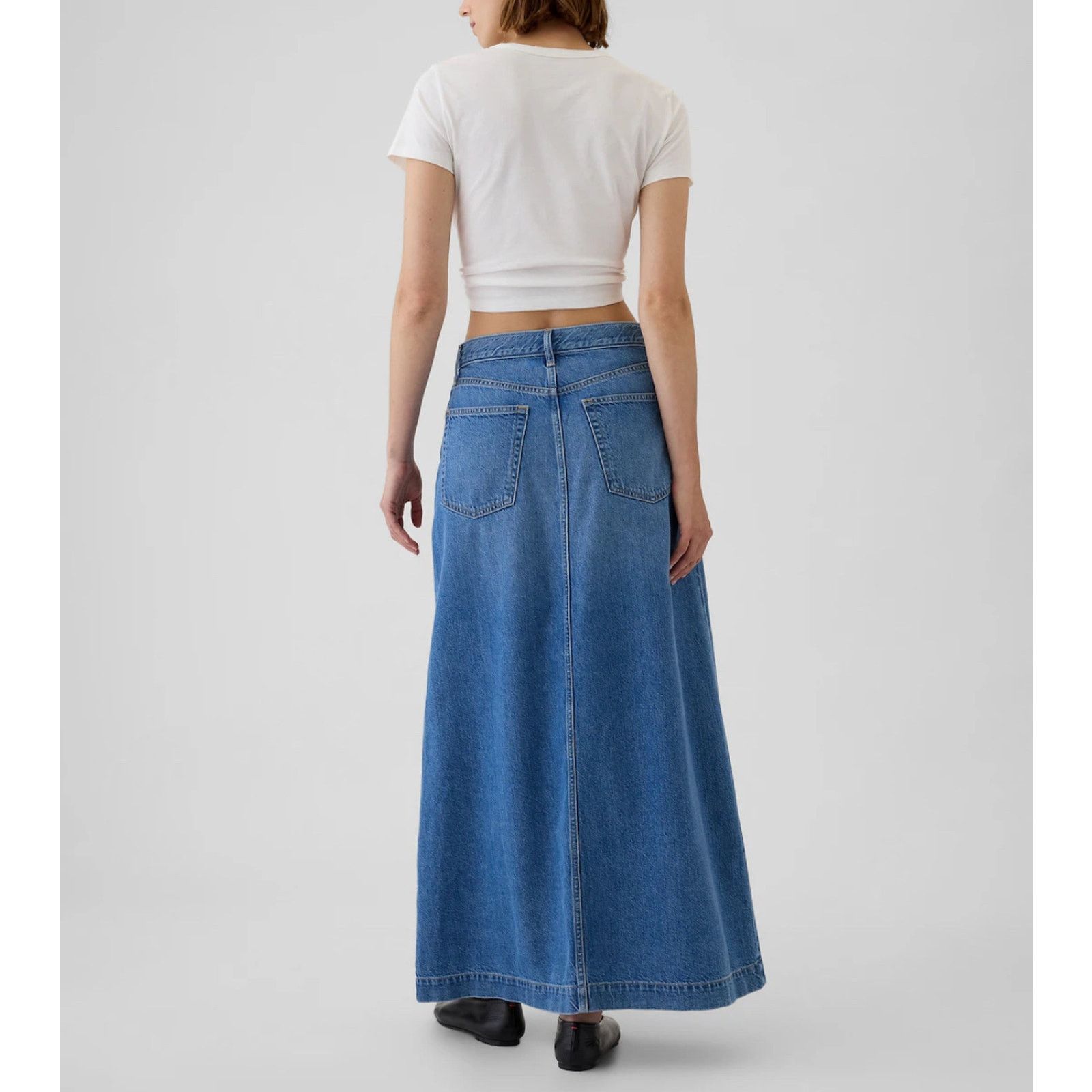 Gap Gap Women - UltraSoft Denim Maxi Skirt / 28 / NWOT Size 28" / US 6 / IT 42 - 3 Thumbnail