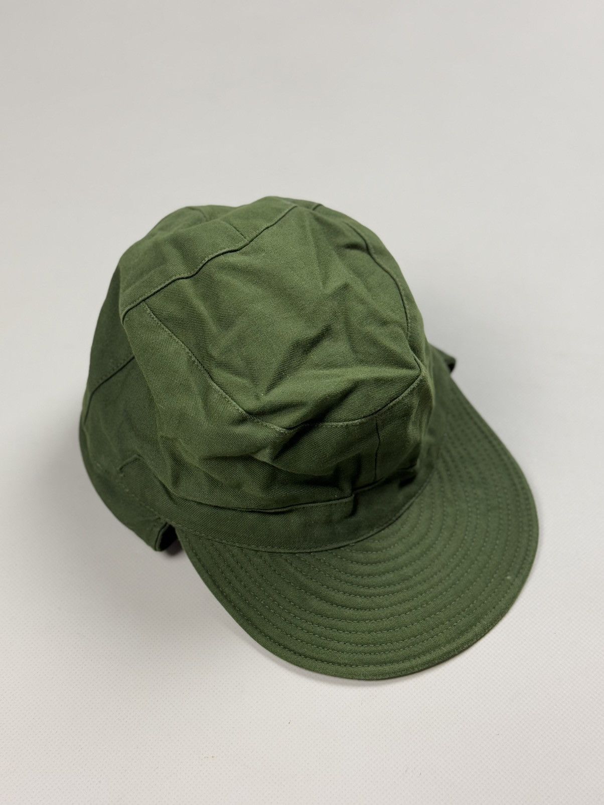 Other Swedish Army Vintage Fatigue Baseball Earwarmer Cap Hat 60s Size ONE SIZE - 1 Thumbnail