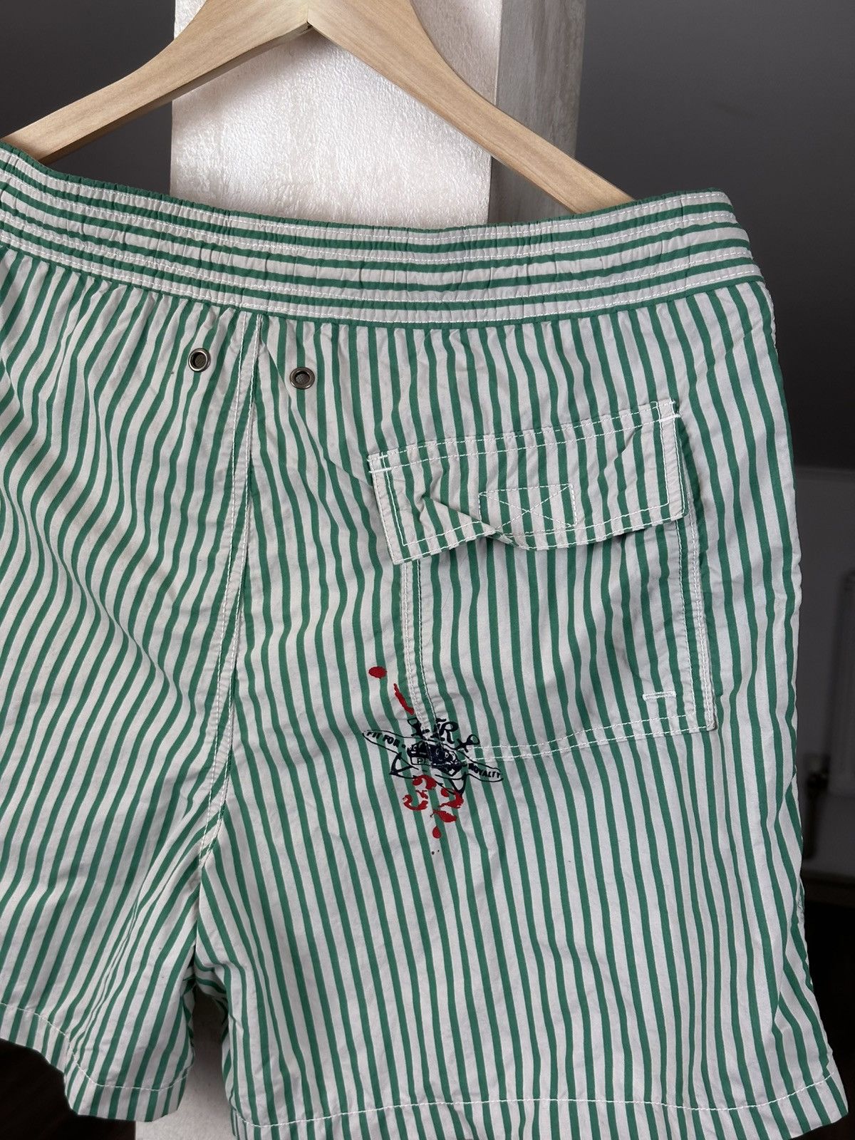 Polo Ralph Lauren Vintage Polo Ralph Lauren Shorts Swim Japan Size US 32 / EU 48 - 7 Thumbnail