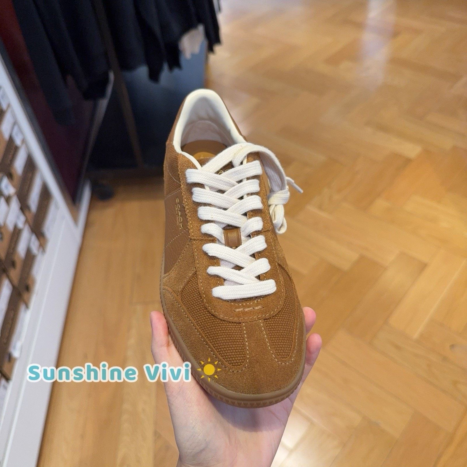 Coach NWT Coach Women's Ellis Sneaker Shoes CBX21 Shadow Brown Size US 6 / IT 36 - 5 Thumbnail