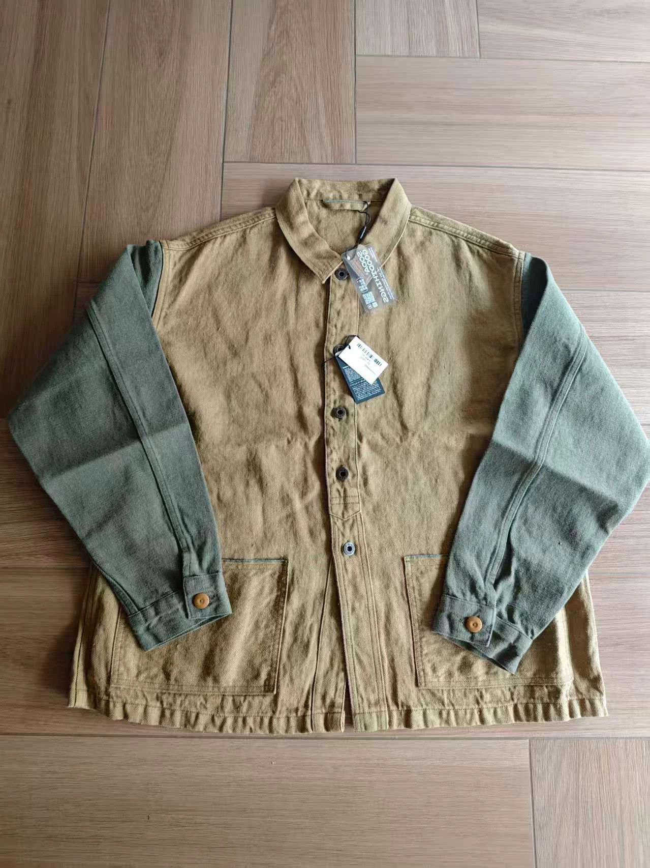 Nigel Cabourn Nigel Cabourn US Army Denim Jp MIL Patchwork Jkt 50 New Size US M / EU 48-50 / 2 - 1 Thumbnail