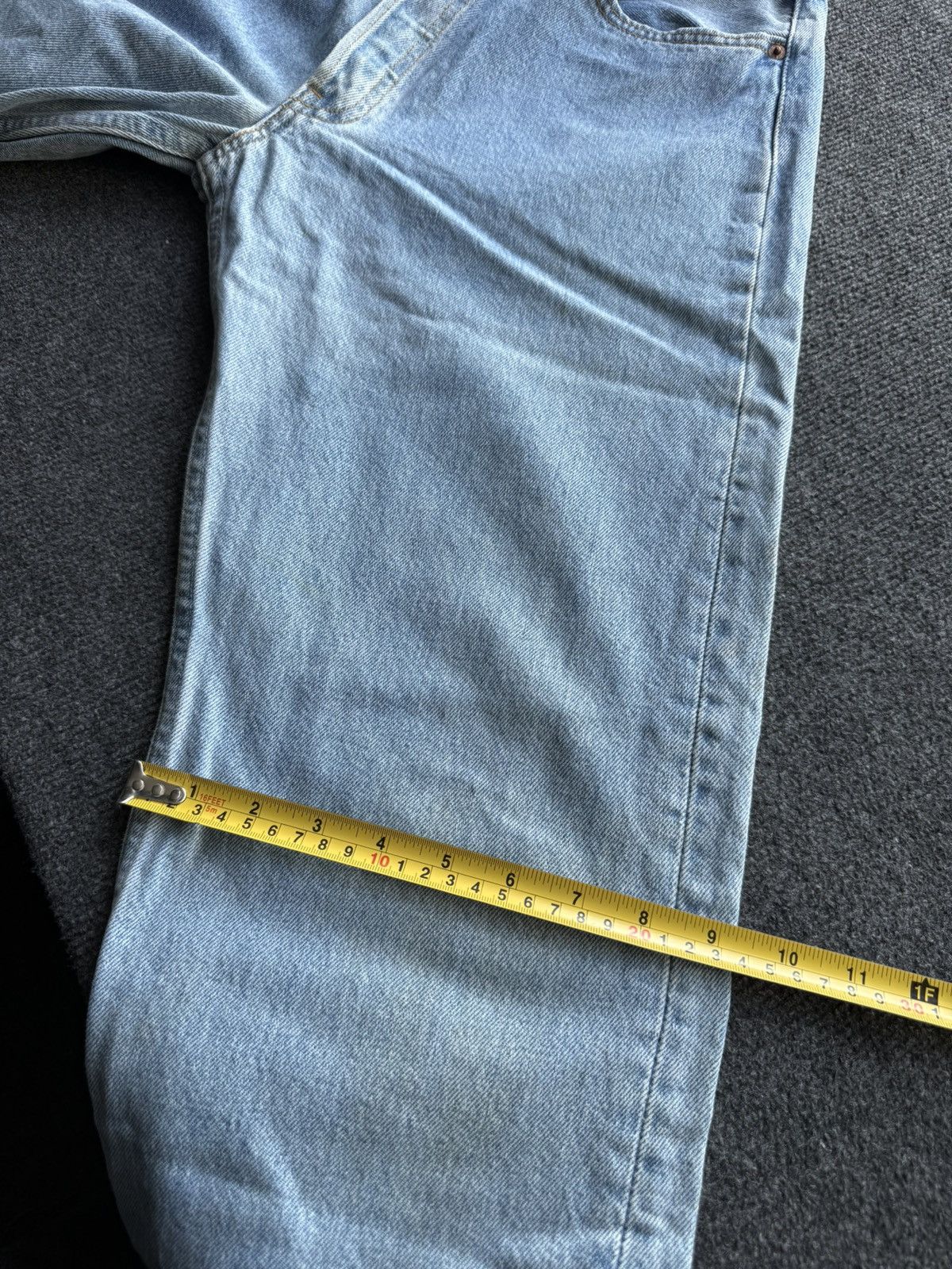 Levi's Vintage Clothing Vintage 90s Levi’s 501 Distressed Western USA Straight Jeans Size US 32 / EU 48 - 24 Thumbnail