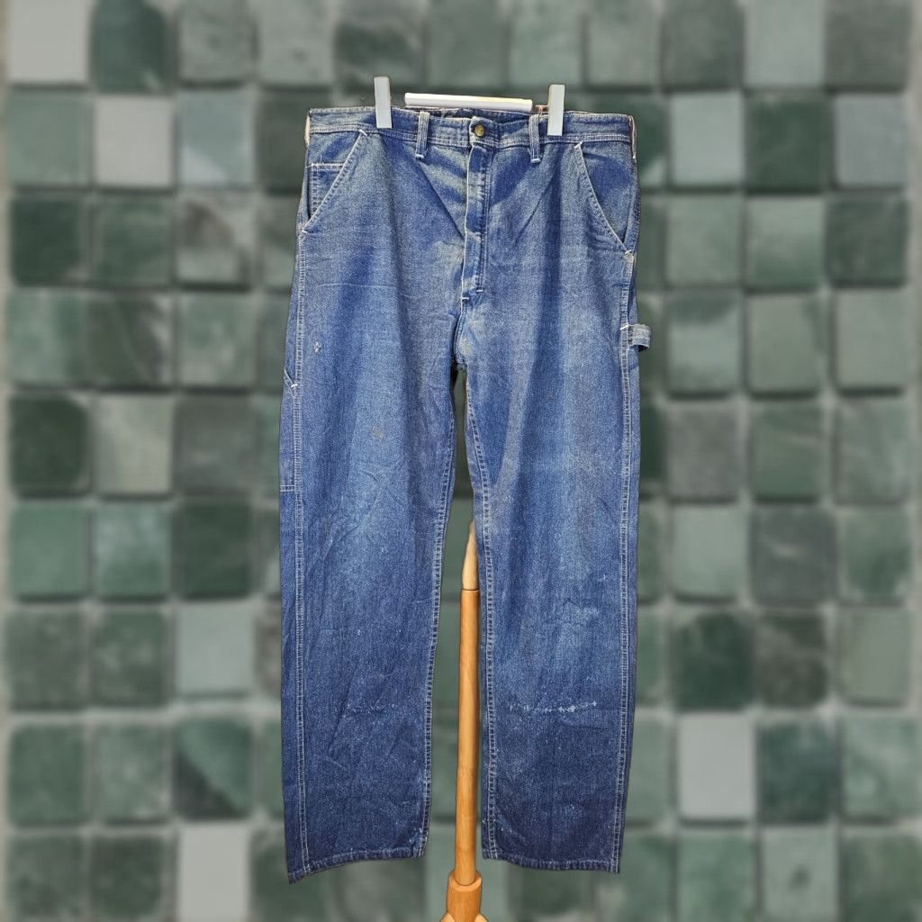 Carter's VINTAGE CARTER'S DENIM CARPENTER PAINTER JENAS PANTS SZ 36 MADE IN USA MEN Jeans 70's Blue 31 44 INSEAM OUTSIDE LEG 36-31-44 Size US 36 / EU 52 - 1 Thumbnail