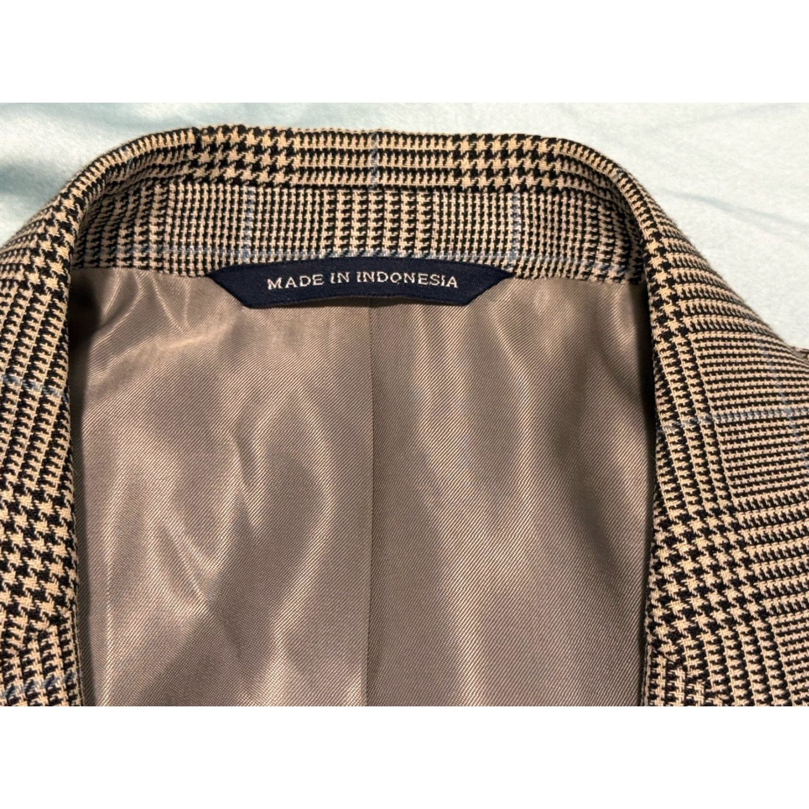 Ralph Lauren Ralph Lauren Men's Plaid HOUNDSTOOTH BLAZER Sz 40S Wool/Silk Blend Jacket Size 40R - 5 Thumbnail