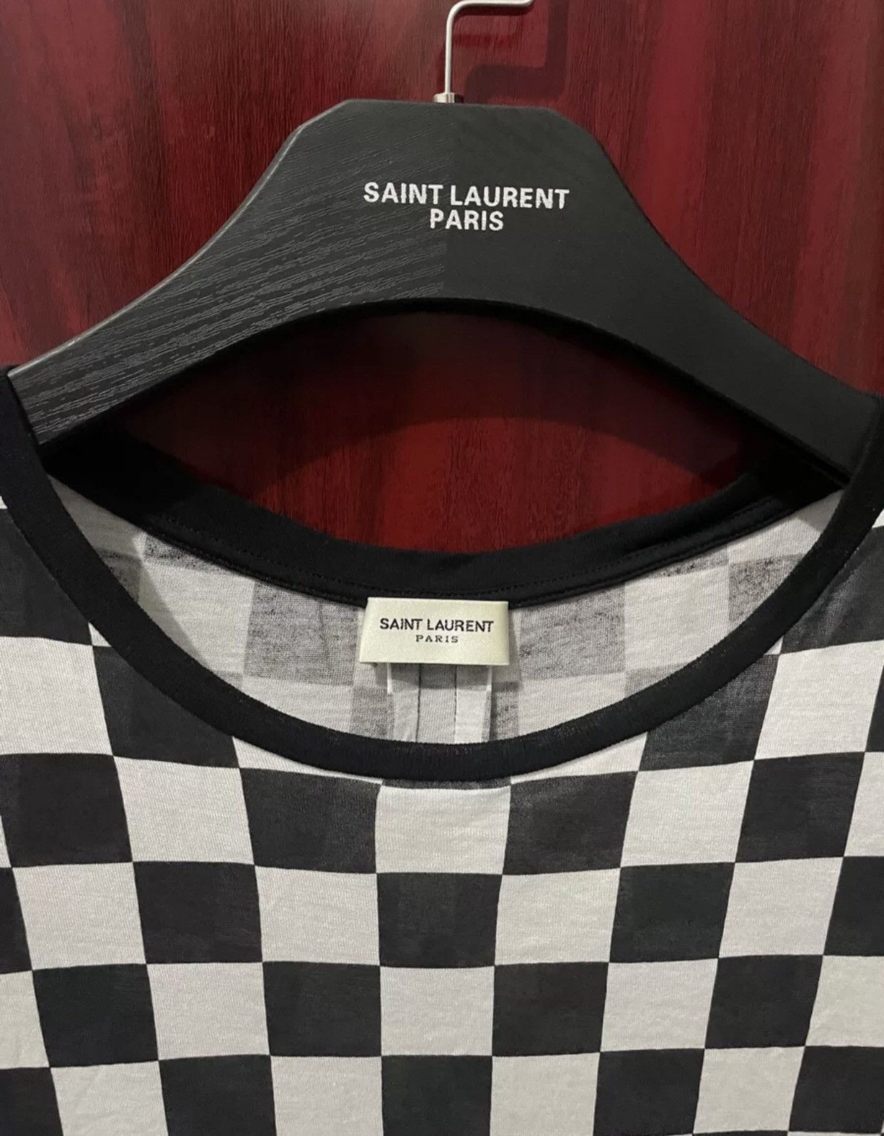 Saint Laurent Paris × Yves Saint Laurent Saint Laurent 15fw mulberry silk short sleeve shirt Size US S / EU 44-46 / 1 - 3 Thumbnail