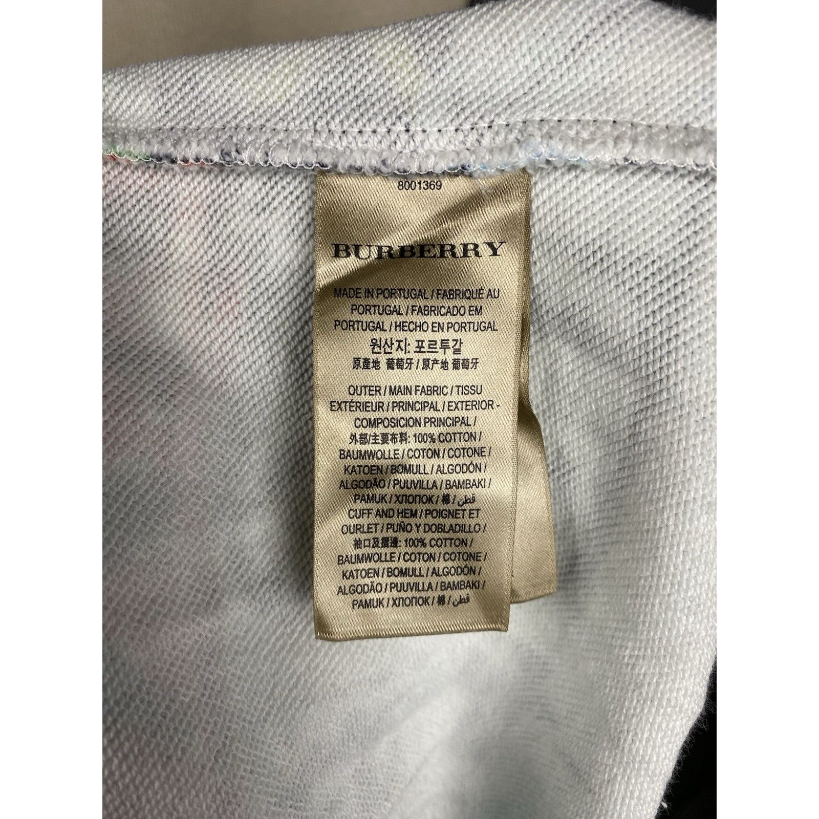 Burberry Burberry Graphic Logo Monogram Men's Multicolored Hoodie Swe Size US M / EU 48-50 / 2 - 10 Thumbnail