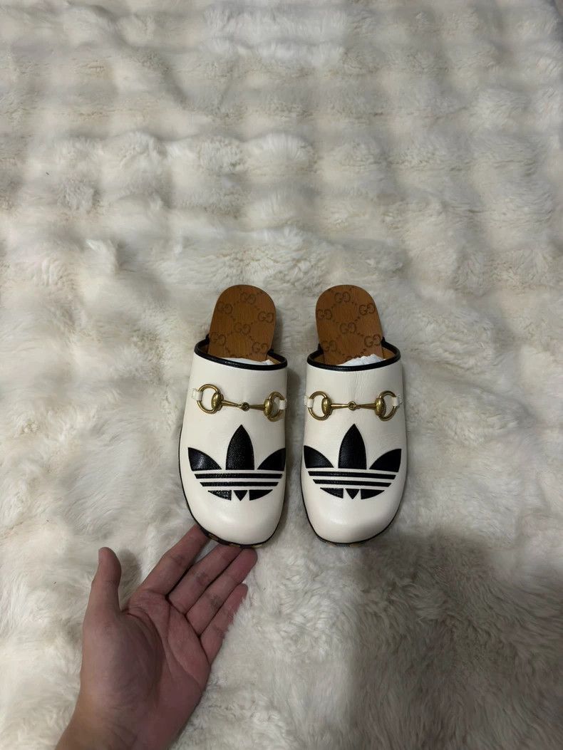 Gucci Guicci Joint printed clogs slippers Size US 5.5 / IT 35.5 - 4 Thumbnail