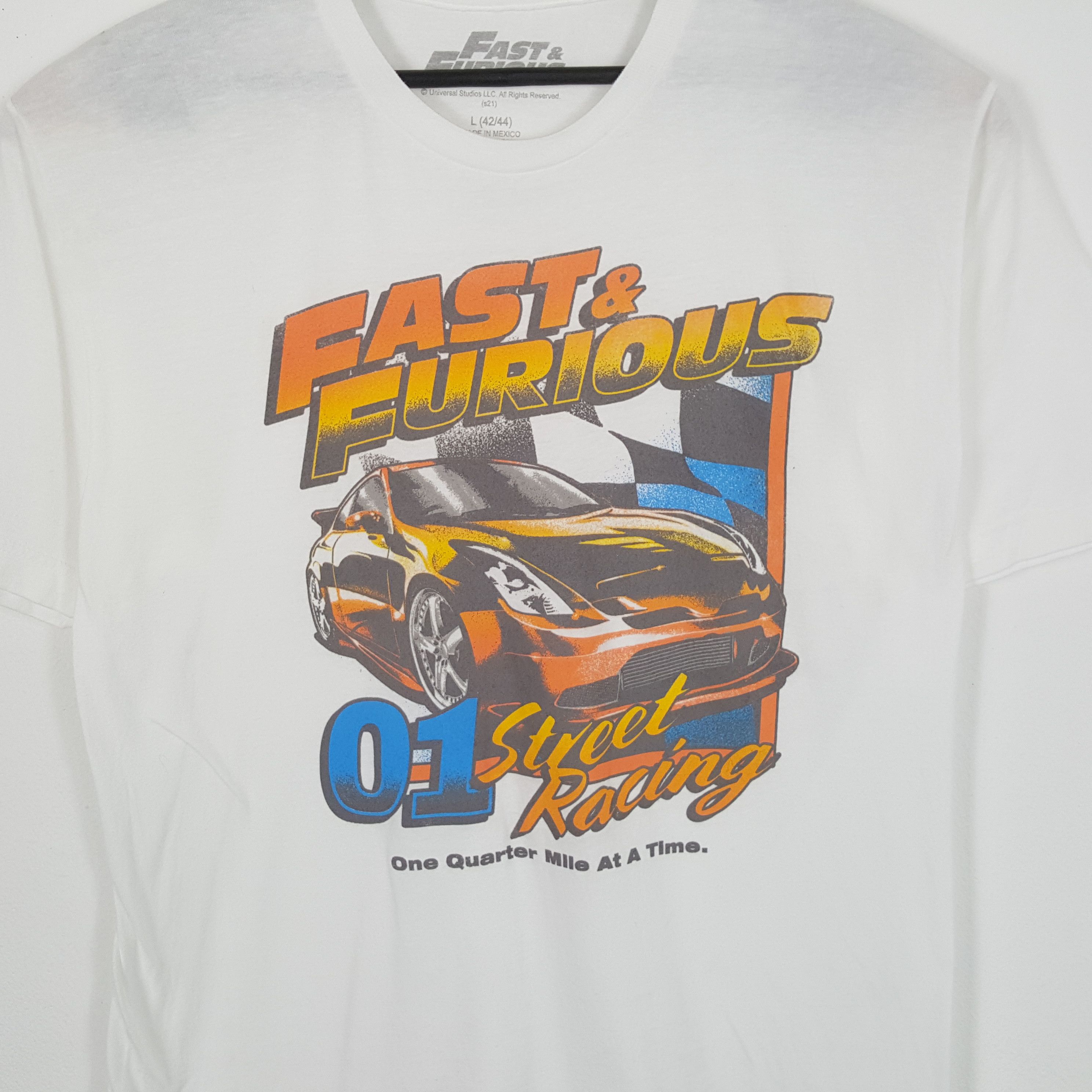 Vintage FAST AND FURIOUS Street Racing Streetwear Tshirt Size US L / EU 52-54 / 3 - 2 Thumbnail