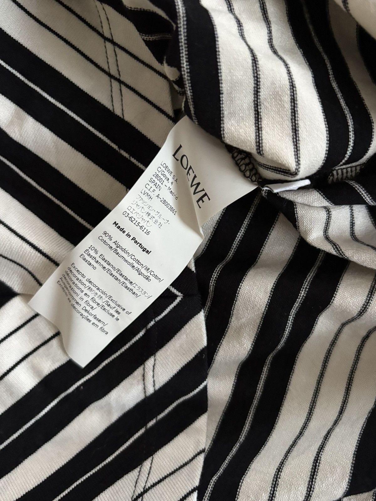 Loewe Anagram Embroidered Contrast Stripe Turtleneck Size M / US 6-8 / IT 42-44 - 4 Thumbnail