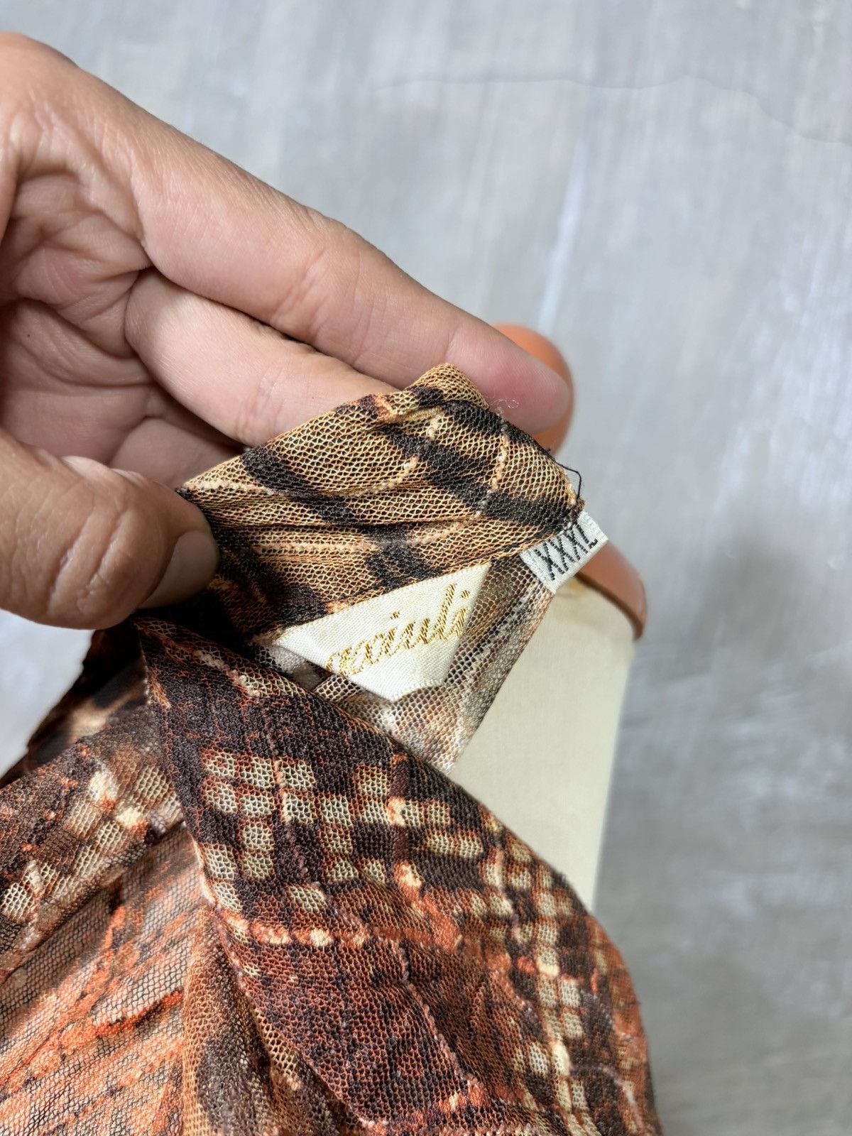 Le Grande Bleu (L.G.B.) Y2K Japanese Tiger Mesh Women Outer Size M / US 6-8 / IT 42-44 - 8 Thumbnail