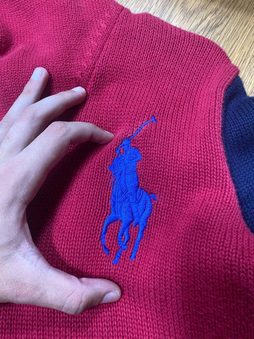 Polo Ralph Lauren Vintage Y2K Polo Ralph Lauren Wool Sweater nova check Size US S / EU 44-46 / 1 - 6 Thumbnail