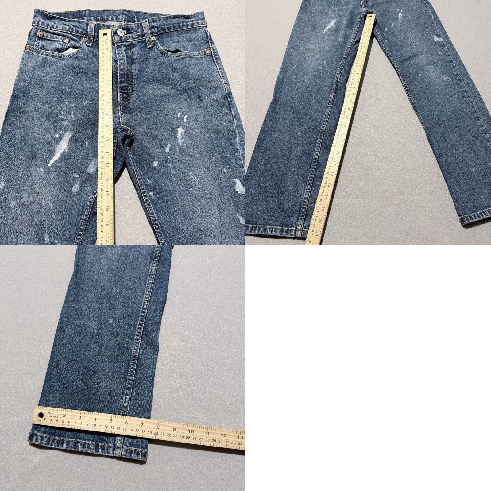 Levi's Levi’s 559 Jeans Men Blue Denim Mid Rise Relaxed Straight Zip Fly - 30X30 Size US 30 / EU 46 - 9 Thumbnail