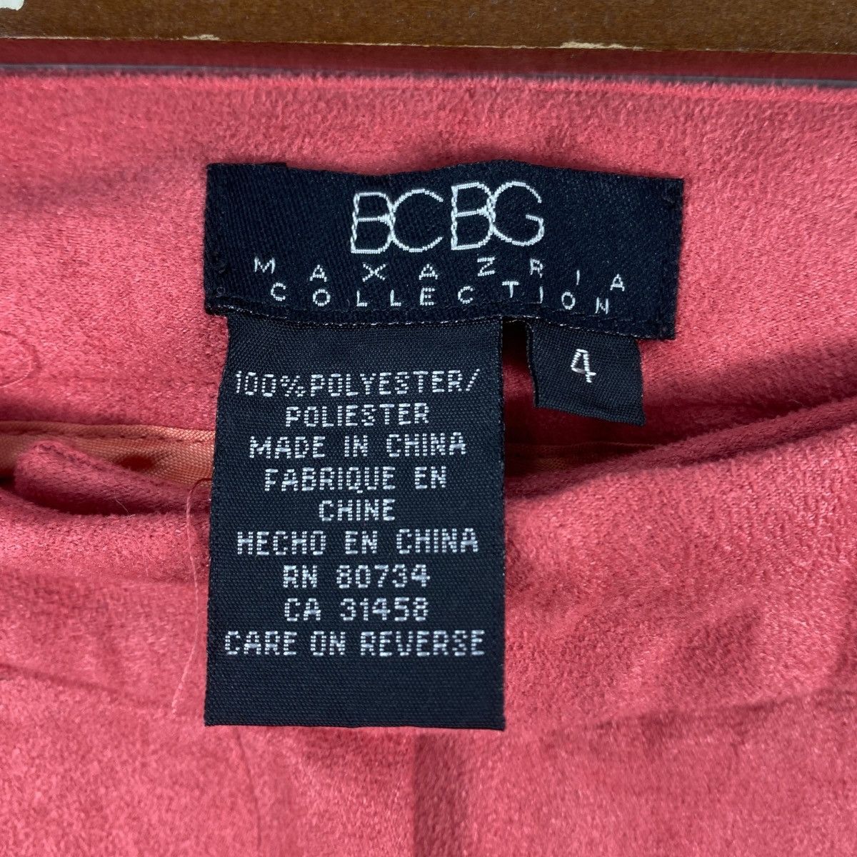 Bcbgmaxazria BCBG MAX AZRIA COLLECTION Women’s Floral Appliqué Detail Red Size 30" / US 8 / IT 44 - 6 Thumbnail