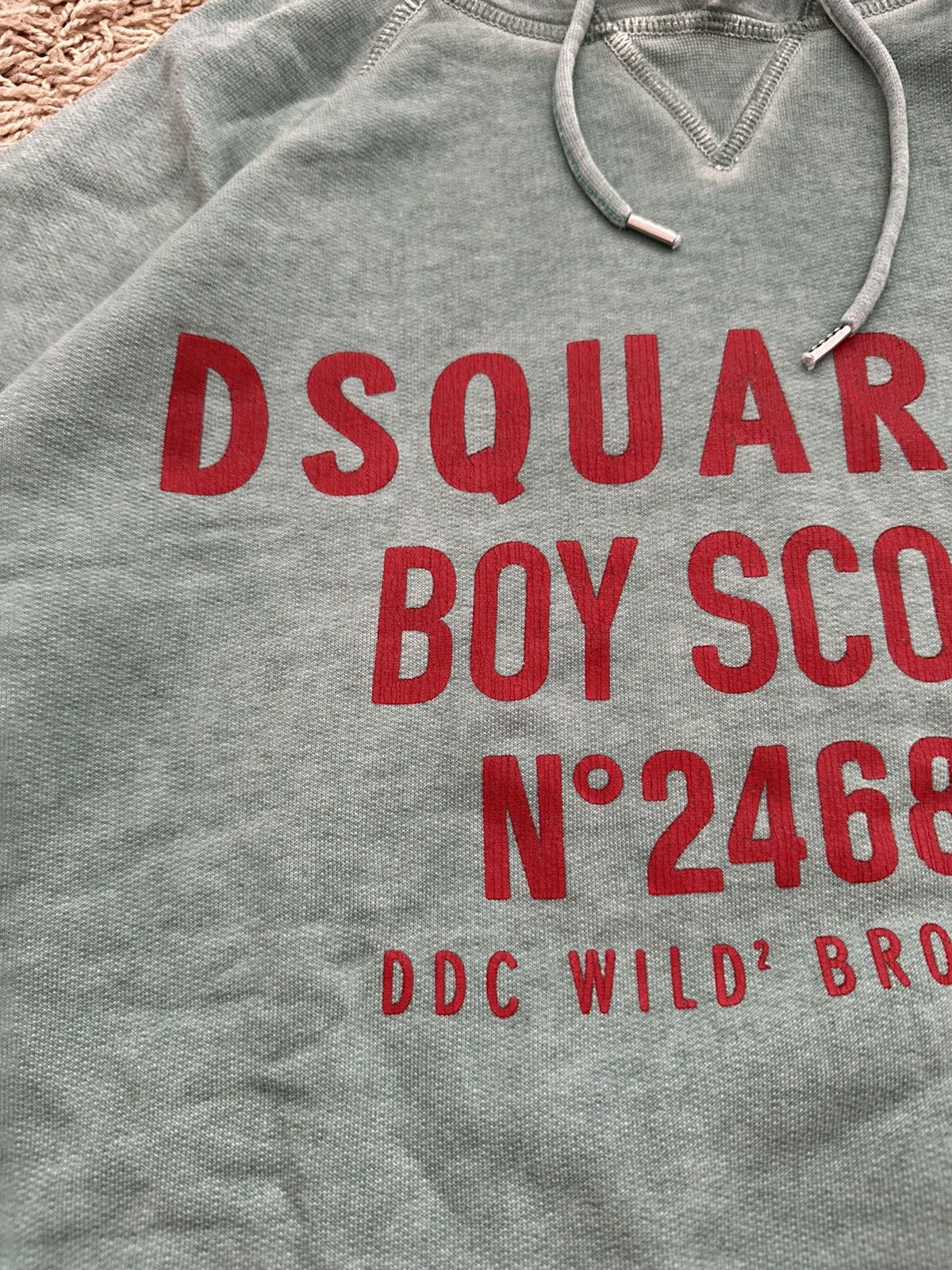 Designer × Dsquared2 🔥VINTAGE Y2K DSQUARED “BOY SCOUT” HOODIE PUNK🔥 Size US L / EU 52-54 / 3 - 2 Thumbnail