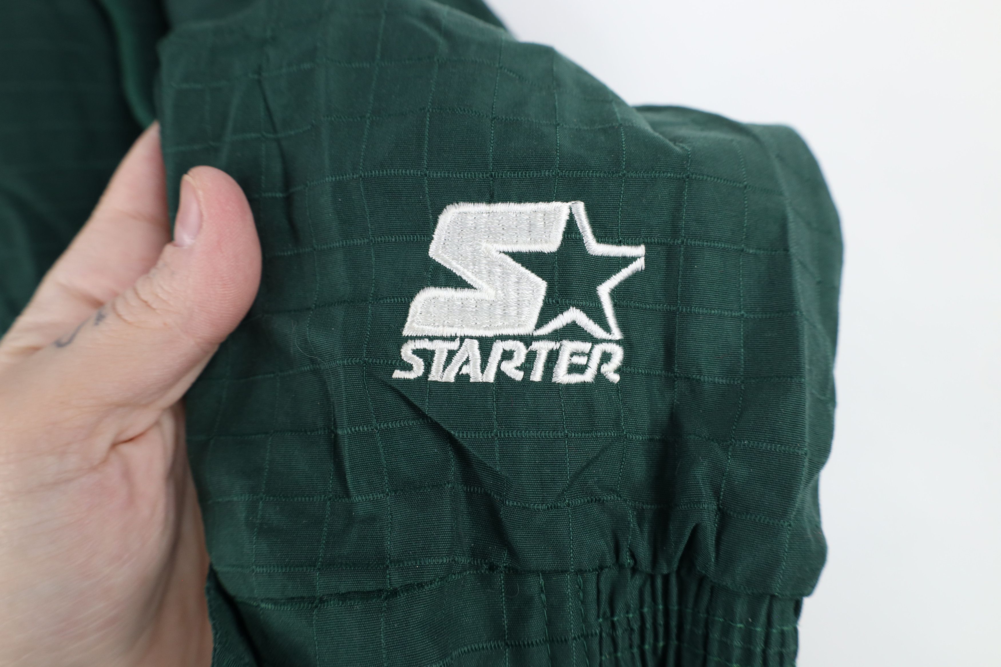 Starter × Vintage Vintage 90s Starter Green Bay Packers Pullover Anorak Jacket Size US XL / EU 56 / 4 - 4 Thumbnail