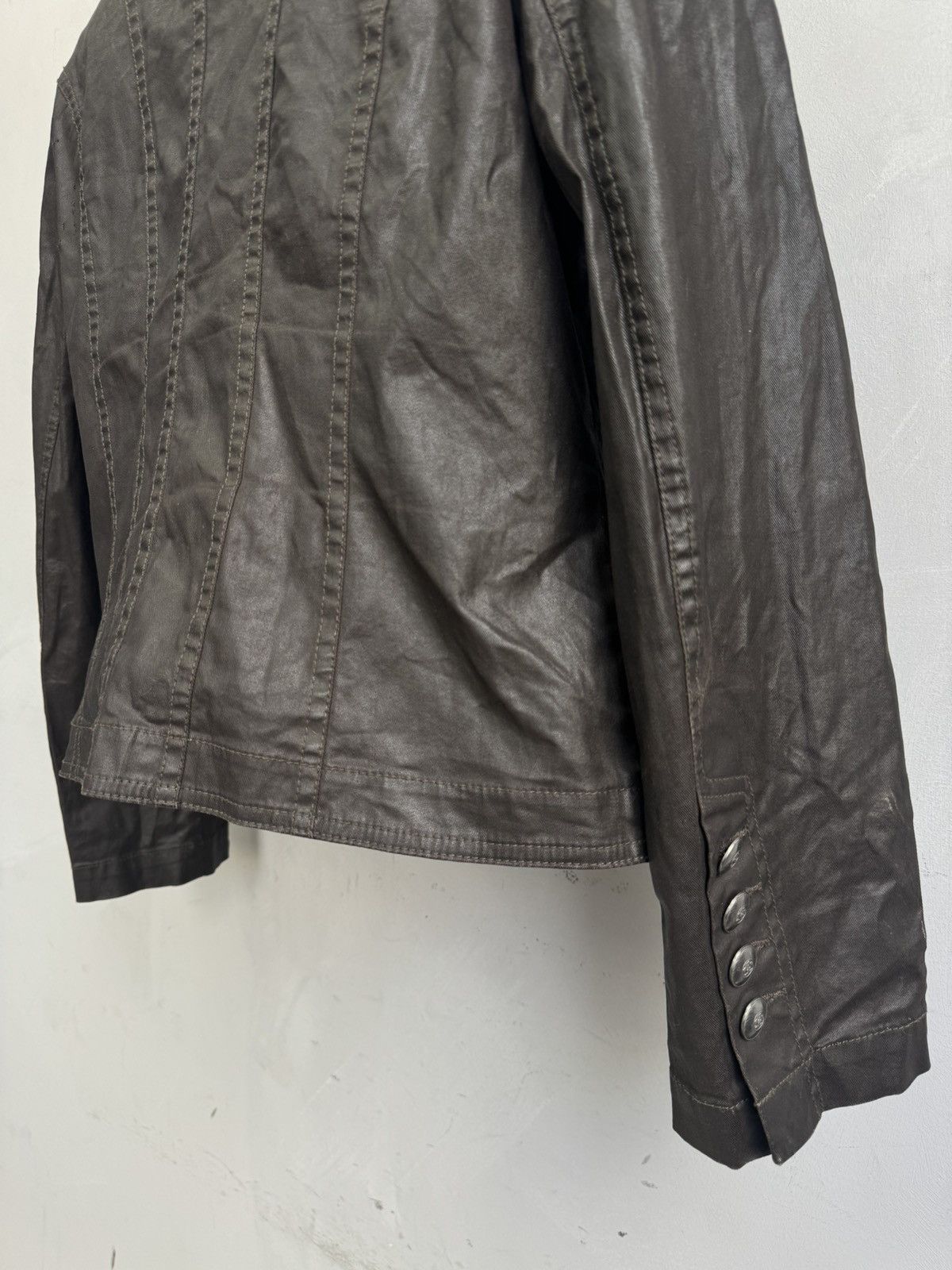 Other Vintage Blazer leather Y2k Diesel Style Avantgarde Japanese Size US M / EU 48-50 / 2 - 8 Thumbnail