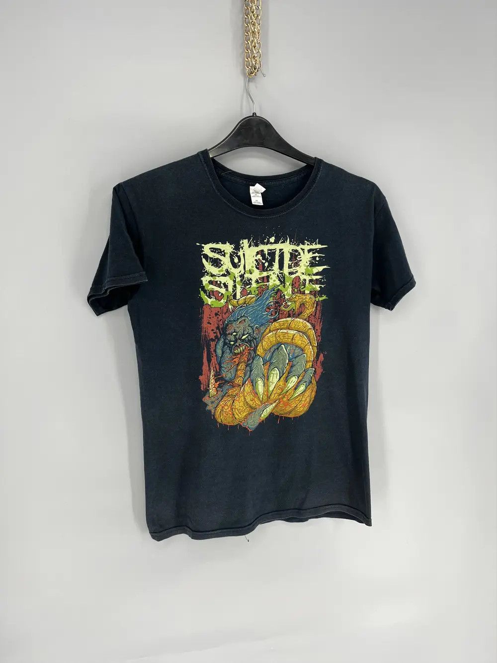 Band Tees Vintage Y2K Suicide Silence Vintage Rock Band Tee Size US S / EU 44-46 / 1 - 2 Thumbnail
