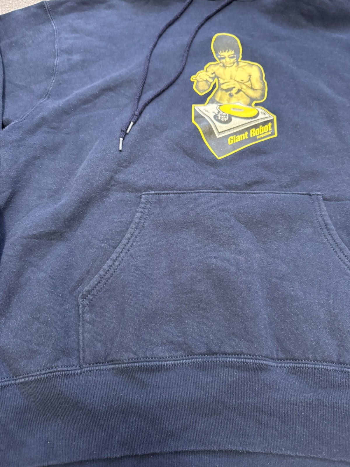 Hook-Ups Vintage 90s Giant Robot Magazine Bruce Lee Dj Hoodie Skate Size US L / EU 52-54 / 3 - 5 Thumbnail