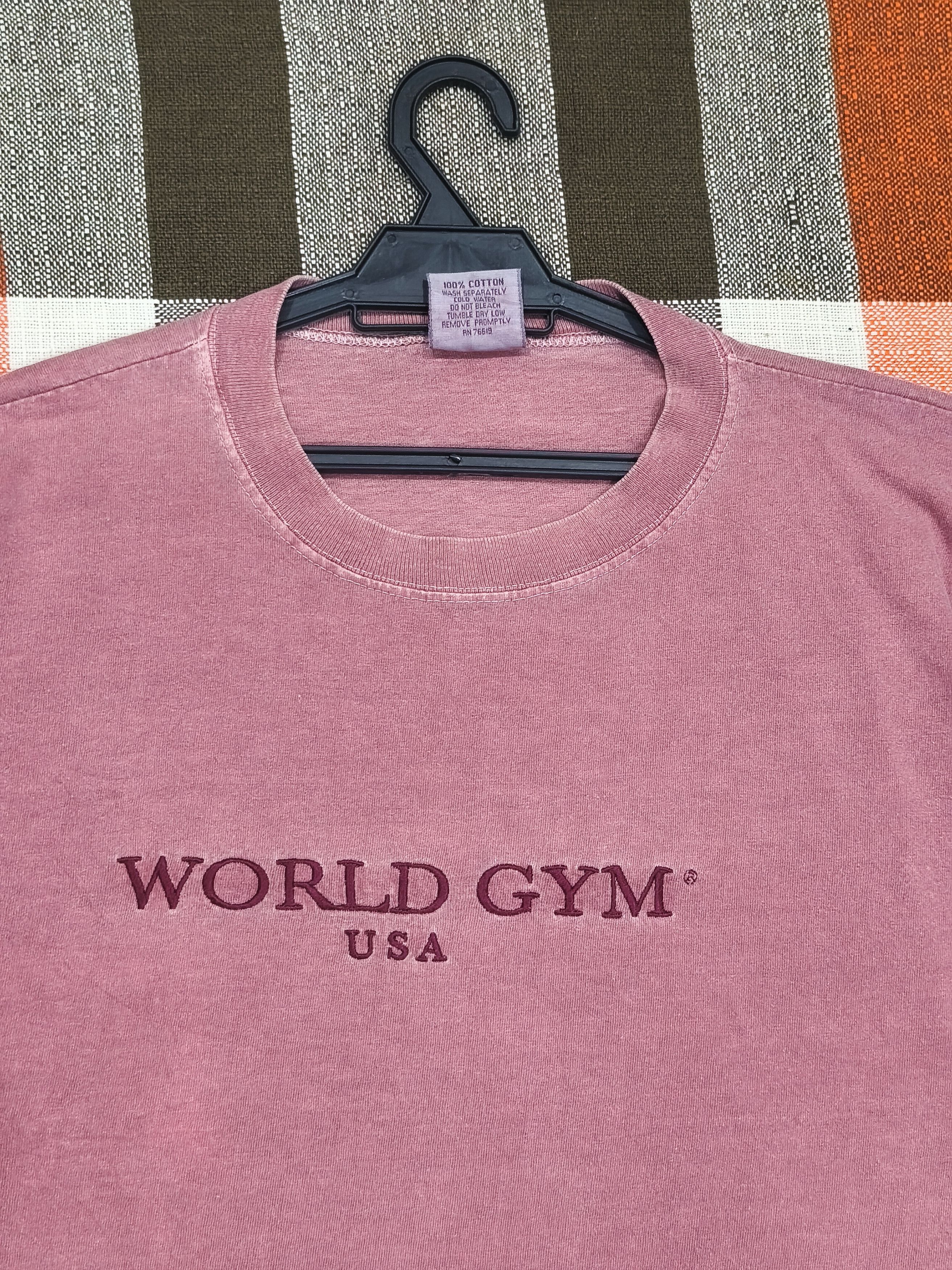 Vintage Vintage Oversized World Gym USA Large Size US L / EU 52-54 / 3 - 2 Thumbnail