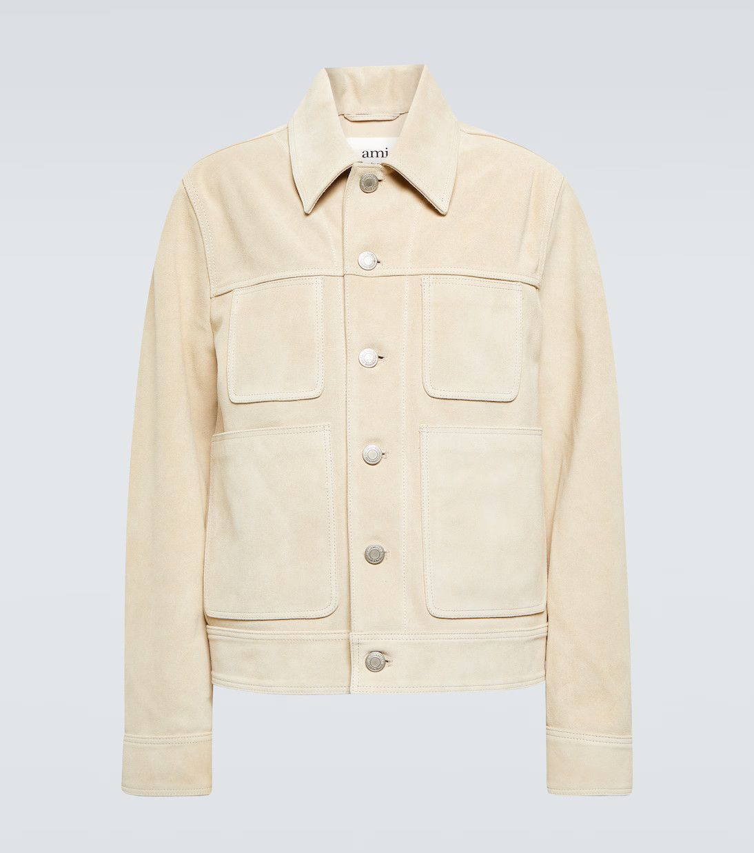 AMI AMI Paris Suede Jacket Size US L / EU 52-54 / 3 - 4 Thumbnail