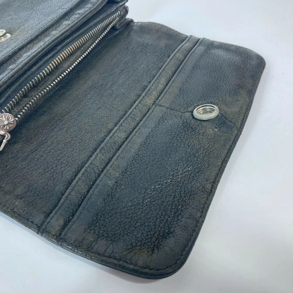 Chrome Hearts CHROME HEARTS Judy Long Wallet Black Leather Size ONE SIZE - 13 Thumbnail