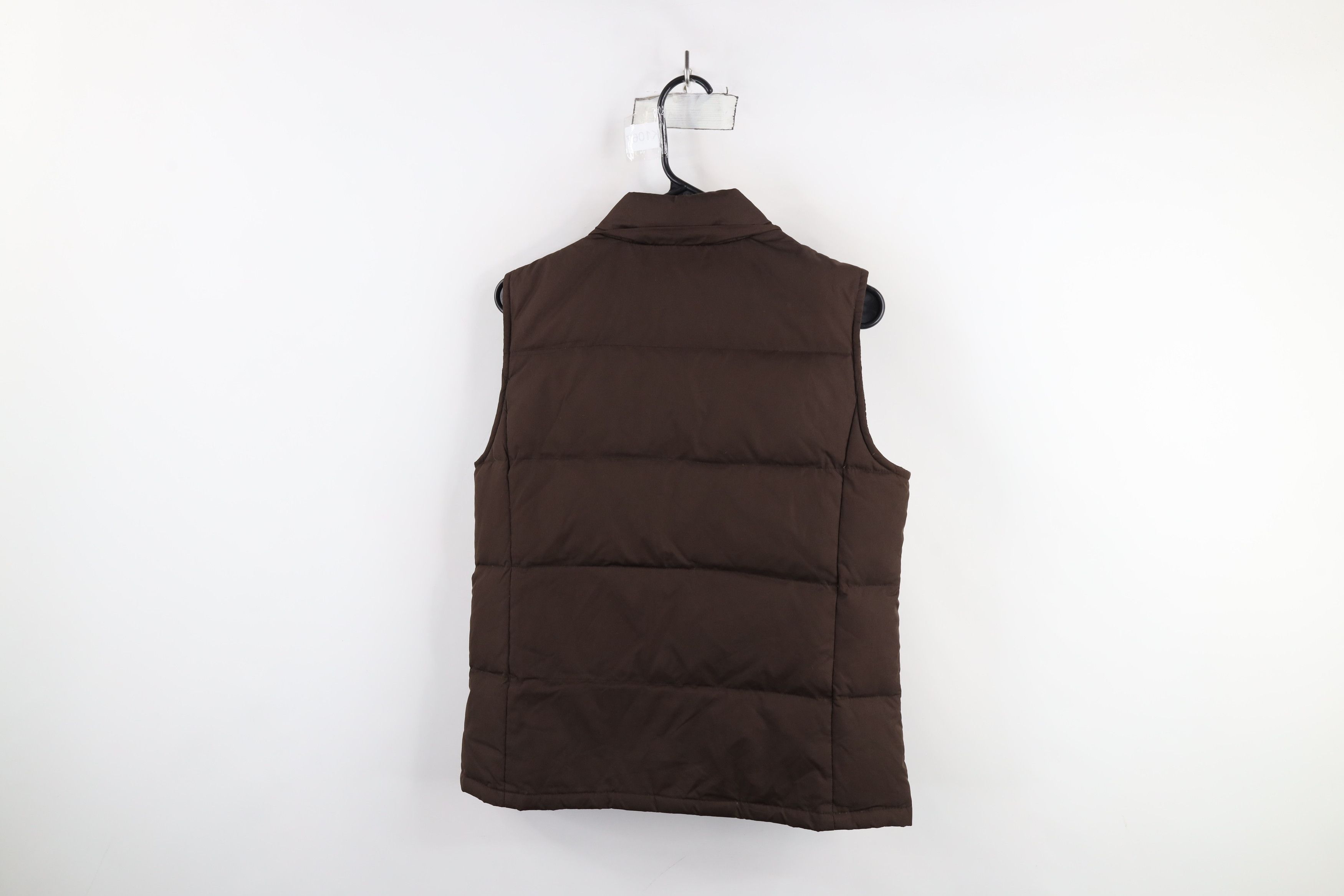 Gap × Vintage Vintage Y2K Gap Faded Full Zip Puffer Vest Jacket Brown Size S / US 4 / IT 40 - 12 Thumbnail