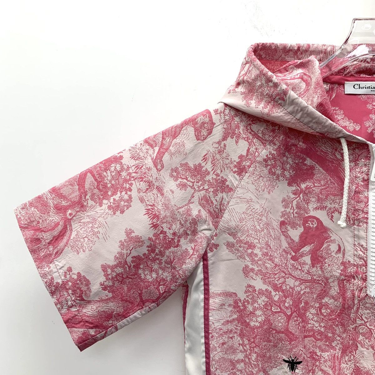Dior Dior Pink Animal Jungle Print Hooded Short Sleeve Dress Size S / US 4 / IT 40 - 3 Thumbnail