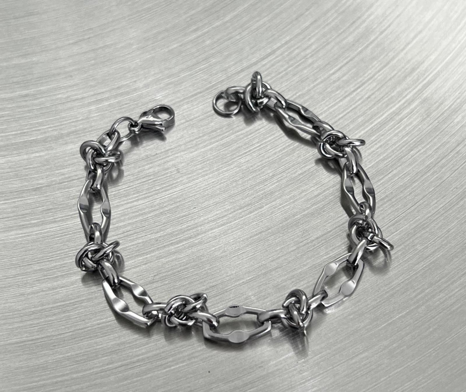 Jewelry Barbed Wire Silver Bracelet Size ONE SIZE - 2 Thumbnail