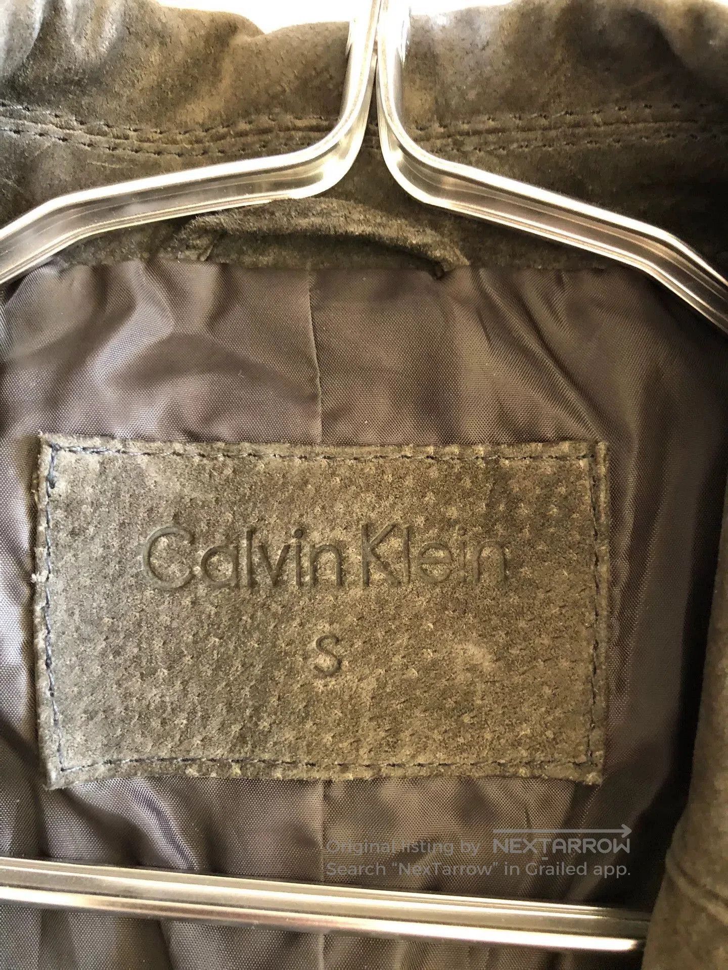 Calvin Klein Calvin Klein Men's Suede Leather Blazer. Size US S / EU 44-46 / 1 - 4 Thumbnail