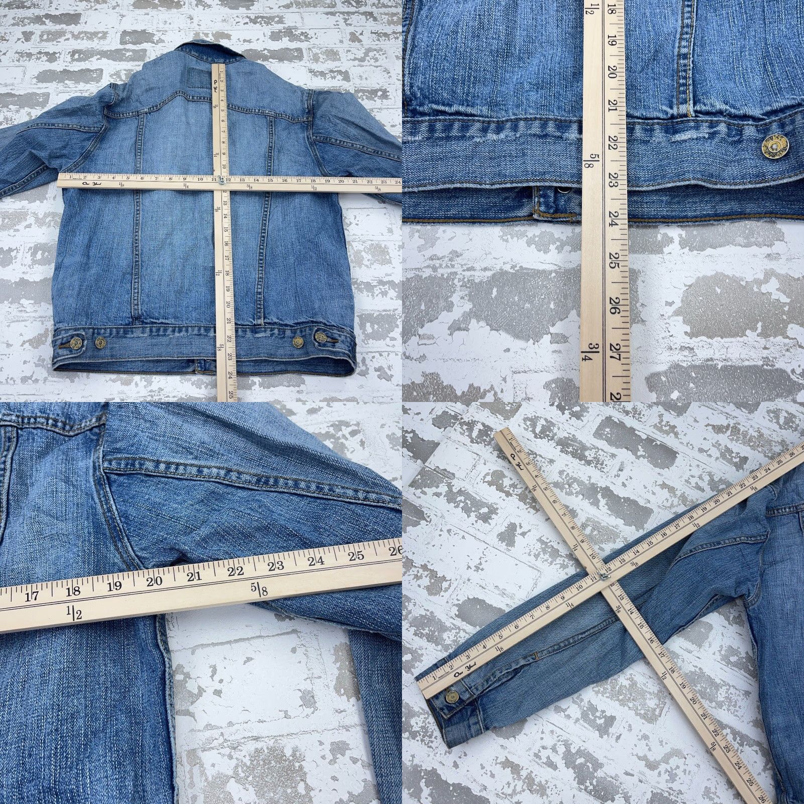 Levi's VINTAGE Levi's Denim Jacket Men M Med Wash Y2K Faded Trucker Retro 70507 Size US M / EU 48-50 / 2 - 8 Thumbnail