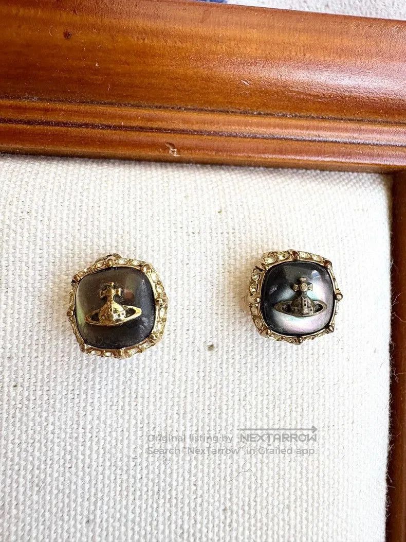 Vivienne Westwood Vivienne Westwood Vintage Moonstone Earrings. Size ONE SIZE - 2 Thumbnail