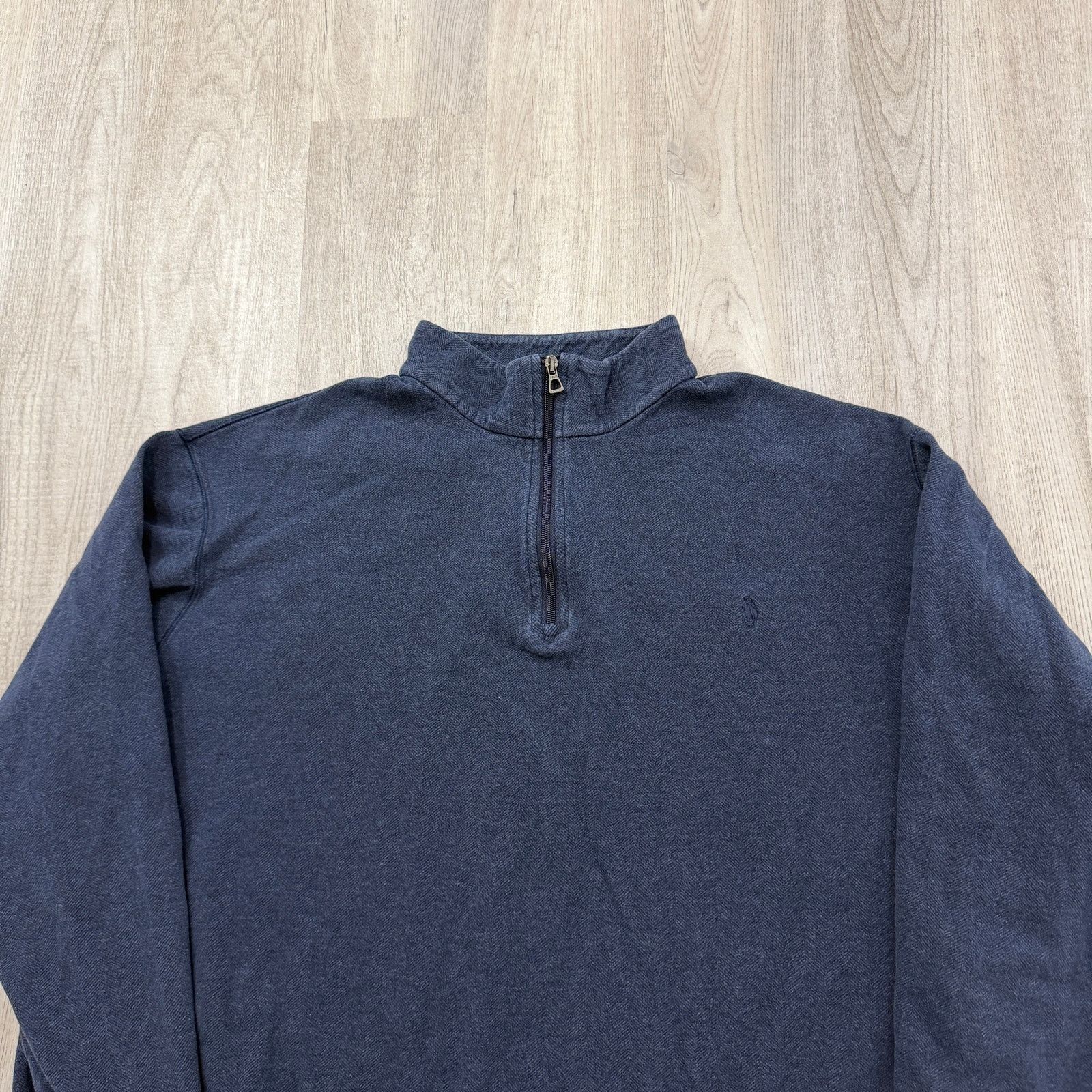 Polo Ralph Lauren Polo Ralph Lauren Knit Quarter Zip 3XL Blue Pullover Stretch Size US XXL / EU 58 / 5 - 2 Thumbnail