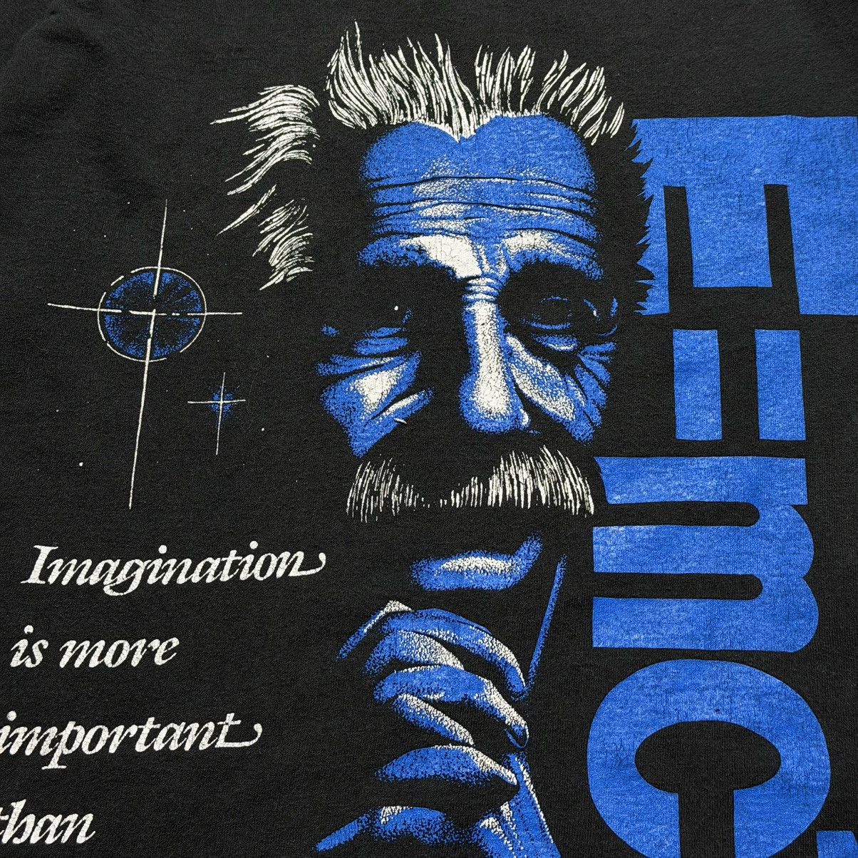 Fruit Of The Loom VTG 90s Albert Einstein Imagination Scitrek T-Shirt Rare XL Size US XL / EU 56 / 4 - 2 Thumbnail