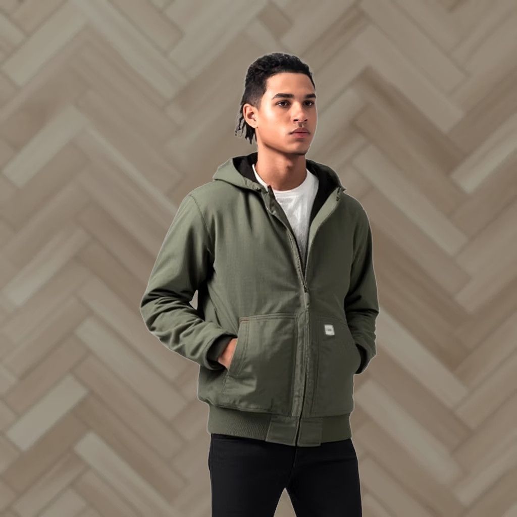 Eddie Bauer Eddie Bauer Workwear Green Jacket Heavy-Duty YKK Zipper Medium Mens Size US M / EU 48-50 / 2 - 1 Thumbnail