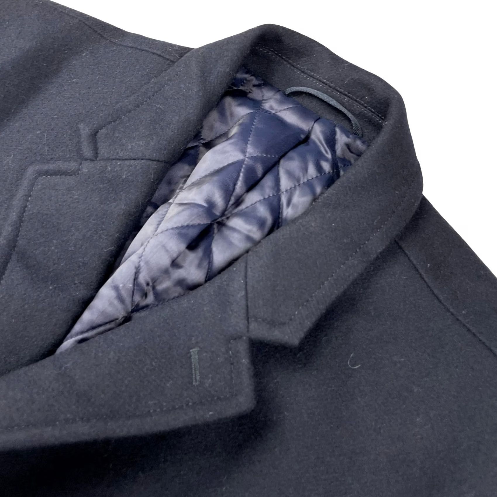 Ralph Lauren Banana Republic Men's Wool/Cashmere Trench Coat Navy Blue XL Size US XL / EU 56 / 4 - 2 Thumbnail