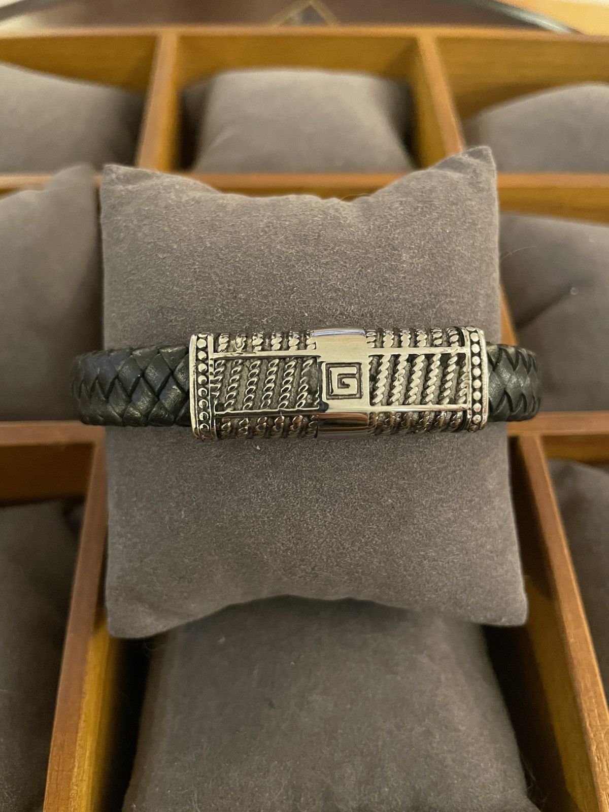 Other StainlessSteel and leather bracelet Size ONE SIZE - 1 Preview