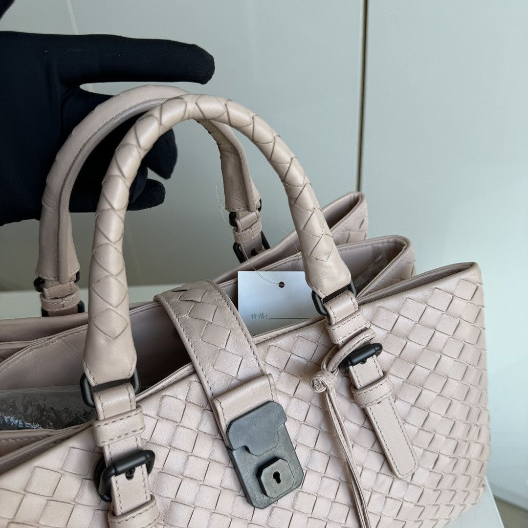 Bottega Veneta Bottega Veneta Intrecciato Nappa Small Roma Leather Tote Size ONE SIZE - 12 Thumbnail