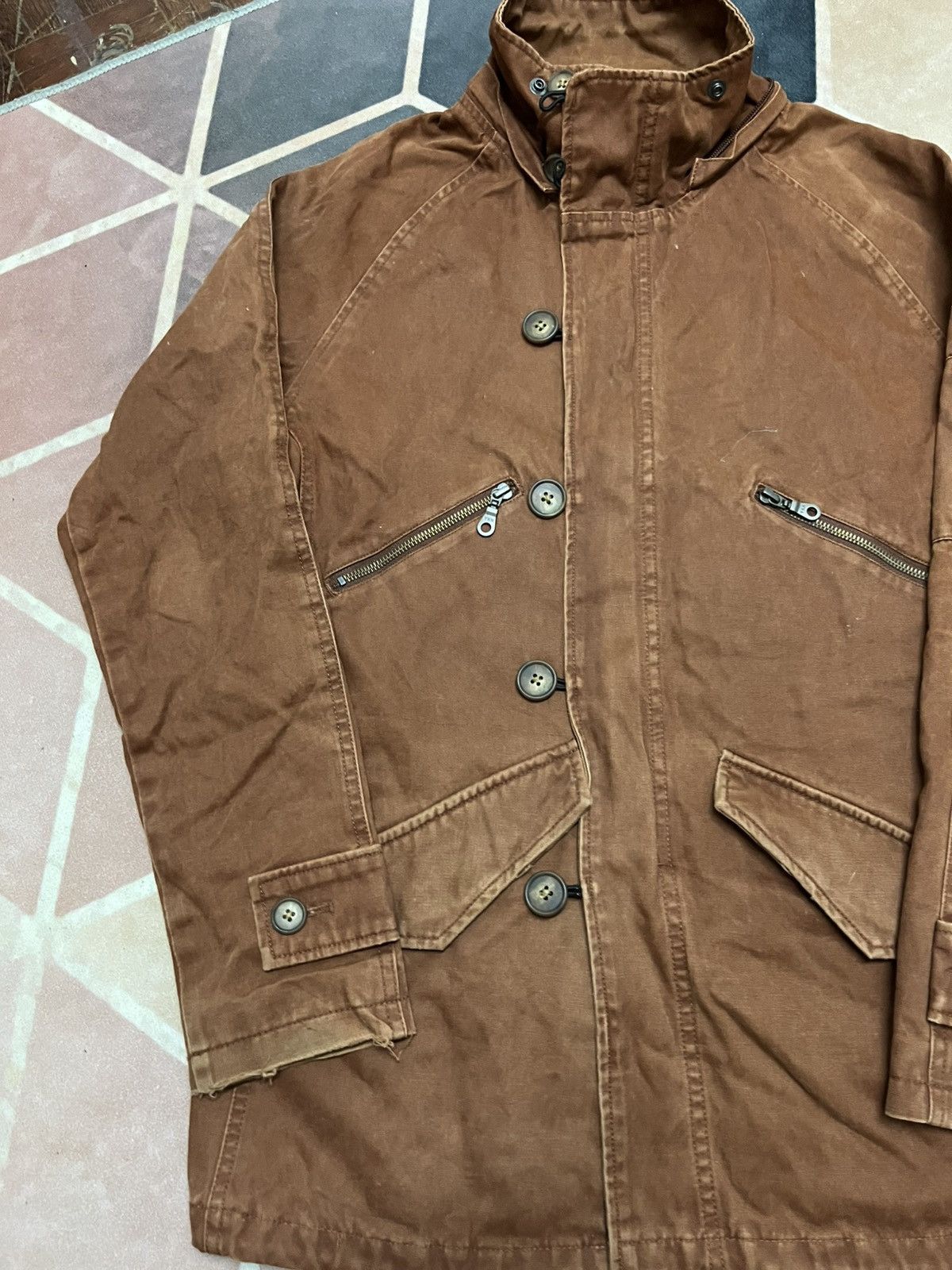 Japanese Brand 💥Japanese Brand In Bloom Hard Cotton Jackets Carhartt Style Size M / US 6-8 / IT 42-44 - 3 Thumbnail