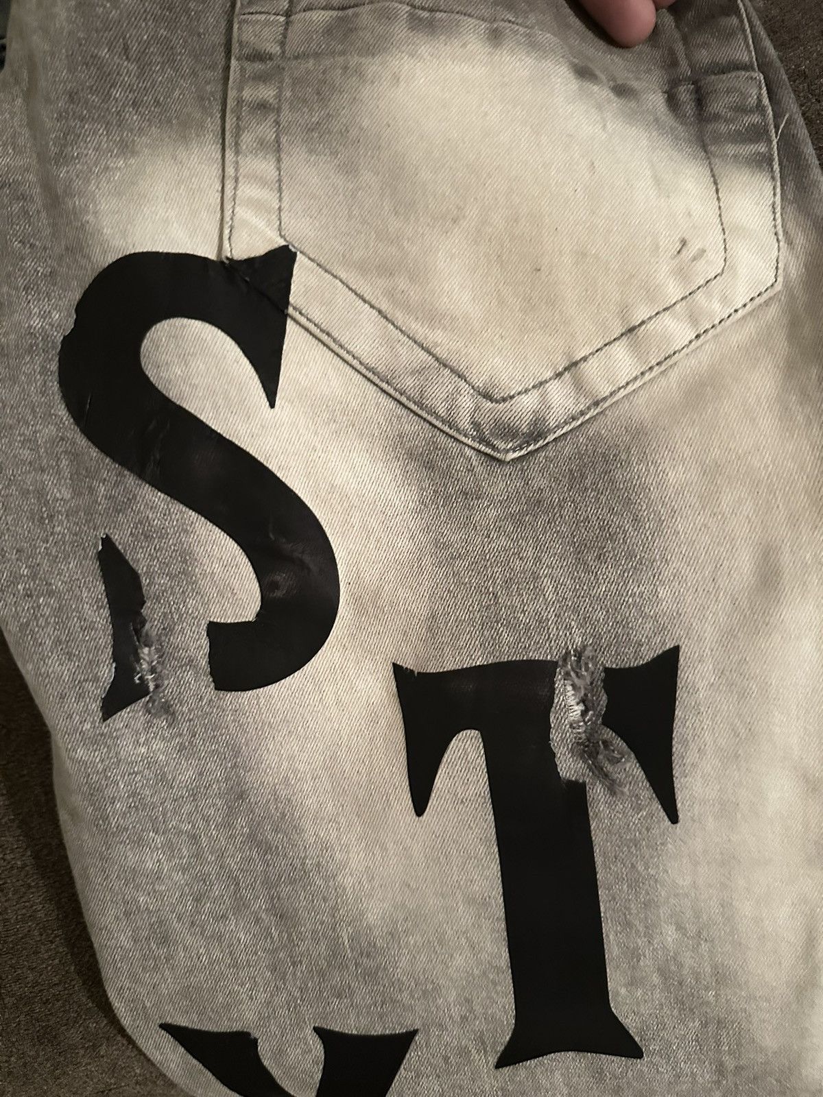 Other Thrifty Styles NYC Custom Made Jeans Size US 32 / EU 48 - 5 Thumbnail