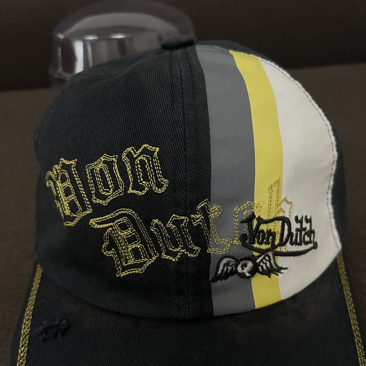 Von Dutch Vintage 90s Von Dutch Eyeball Custamade Hat/Vondutch Cap sq Size ONE SIZE - 3 Thumbnail