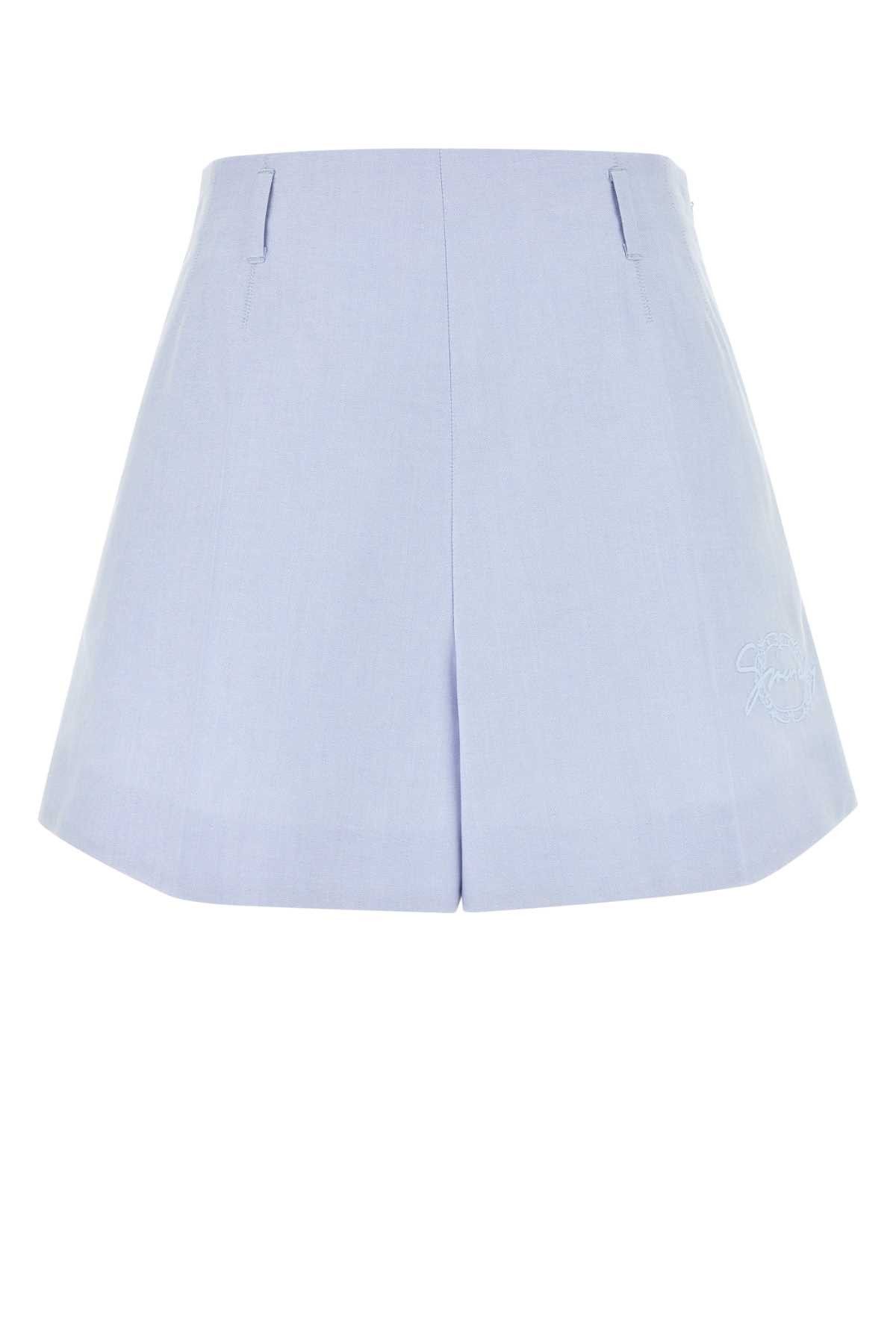 ショートパンツ GIVENCHY Embroidery shorts Light Blue BW515GG1ZE Givenchy Denim Shorts | Blue | FARFETCH