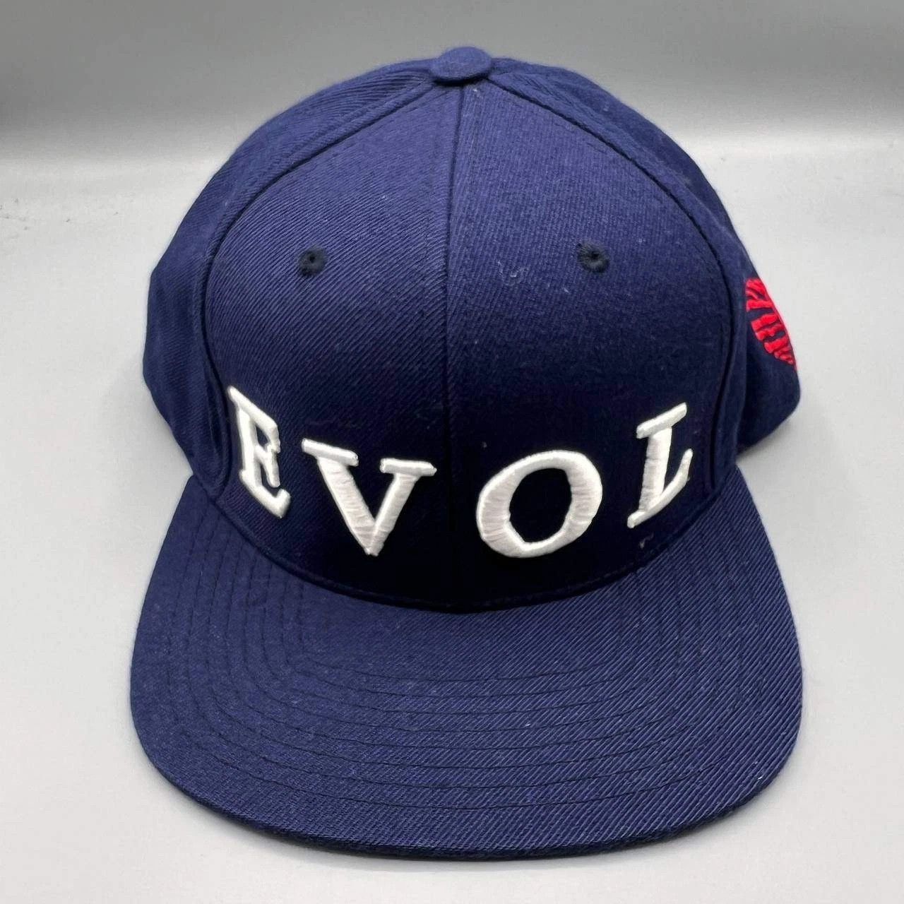 Yupong Evol Hat Men Navy Green Embroidered Yupoong Snap Back Cap Size ONE SIZE - 1 Thumbnail