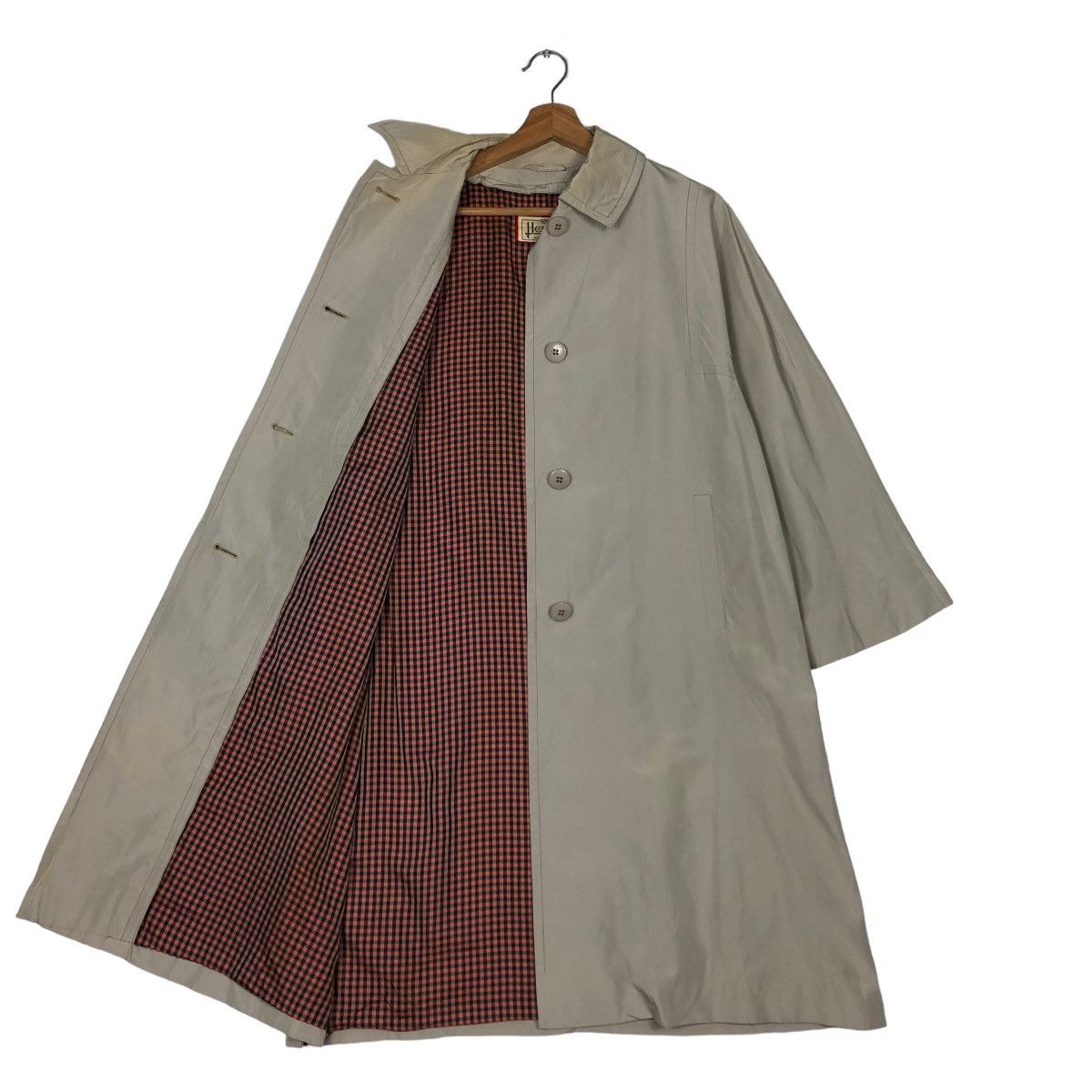 Herno 🔥Vintage Long Fly Coats Jacket Herno Italy Tartan Lining Size US M / EU 48-50 / 2 - 10 Thumbnail